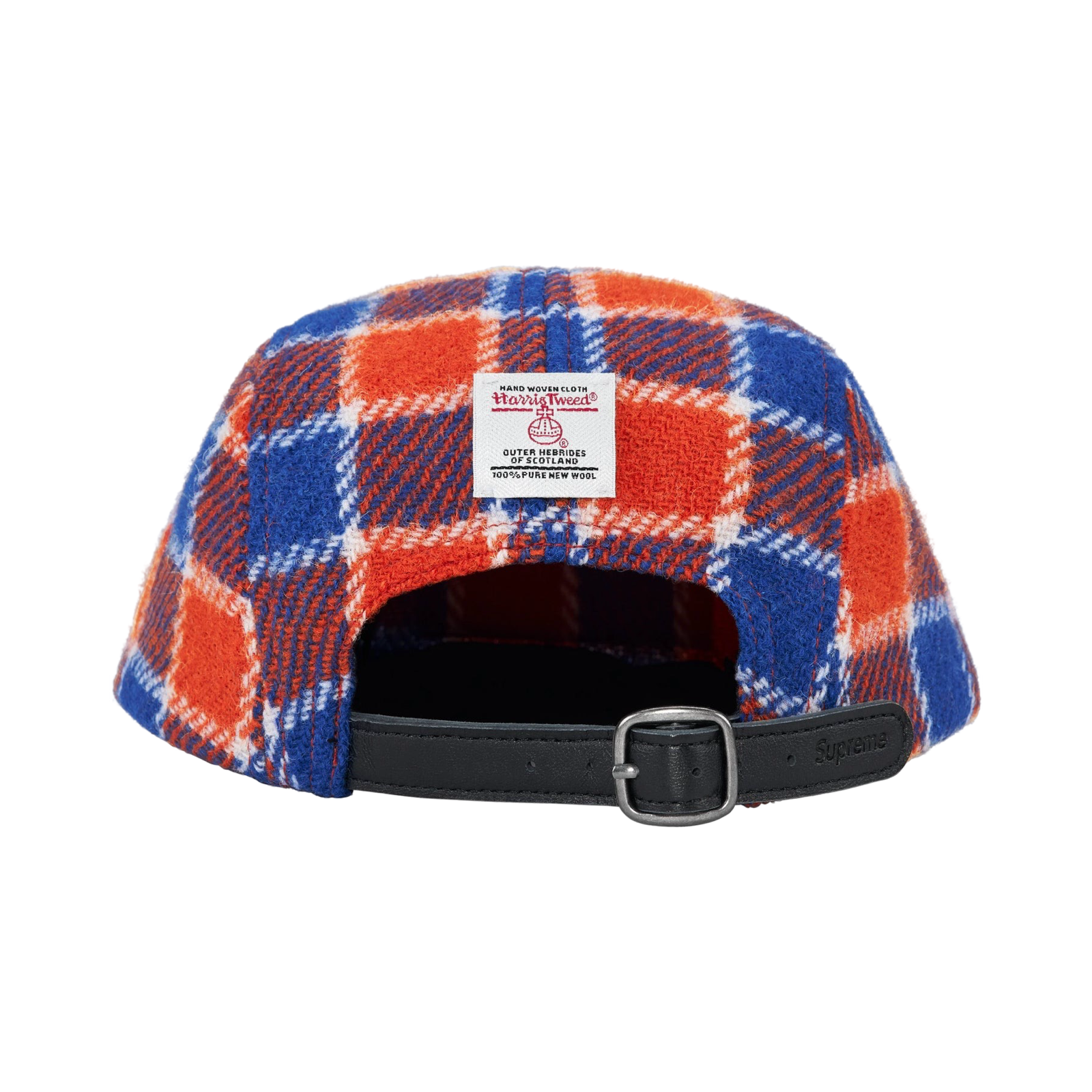 Supreme Harris Tweed Camp Cap Red SS25
