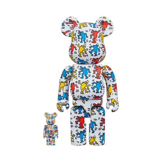 Bearbrick 100% & 400% Keith Haring #9