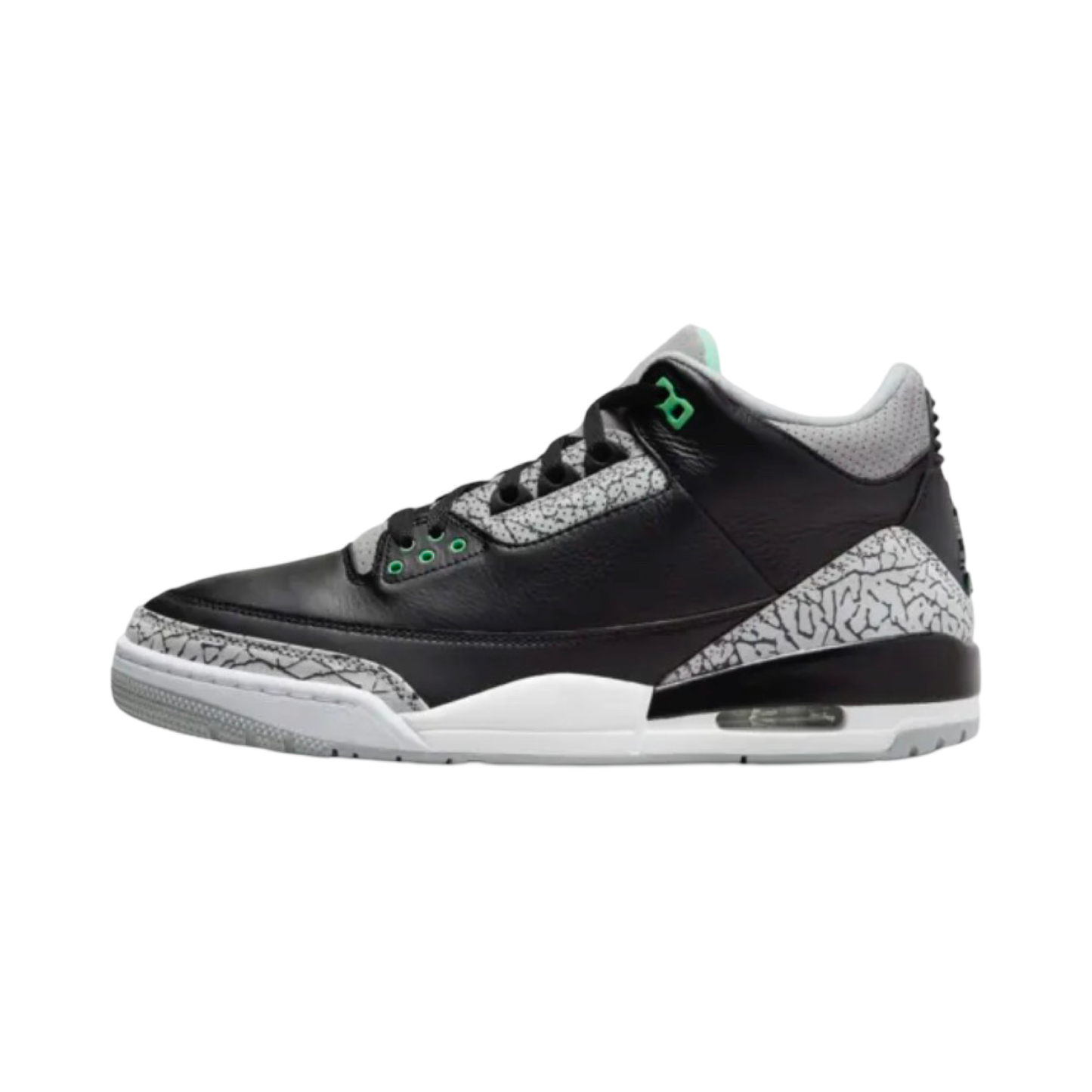 Air Jordan 3 Retro Green Glow Wolf Grey