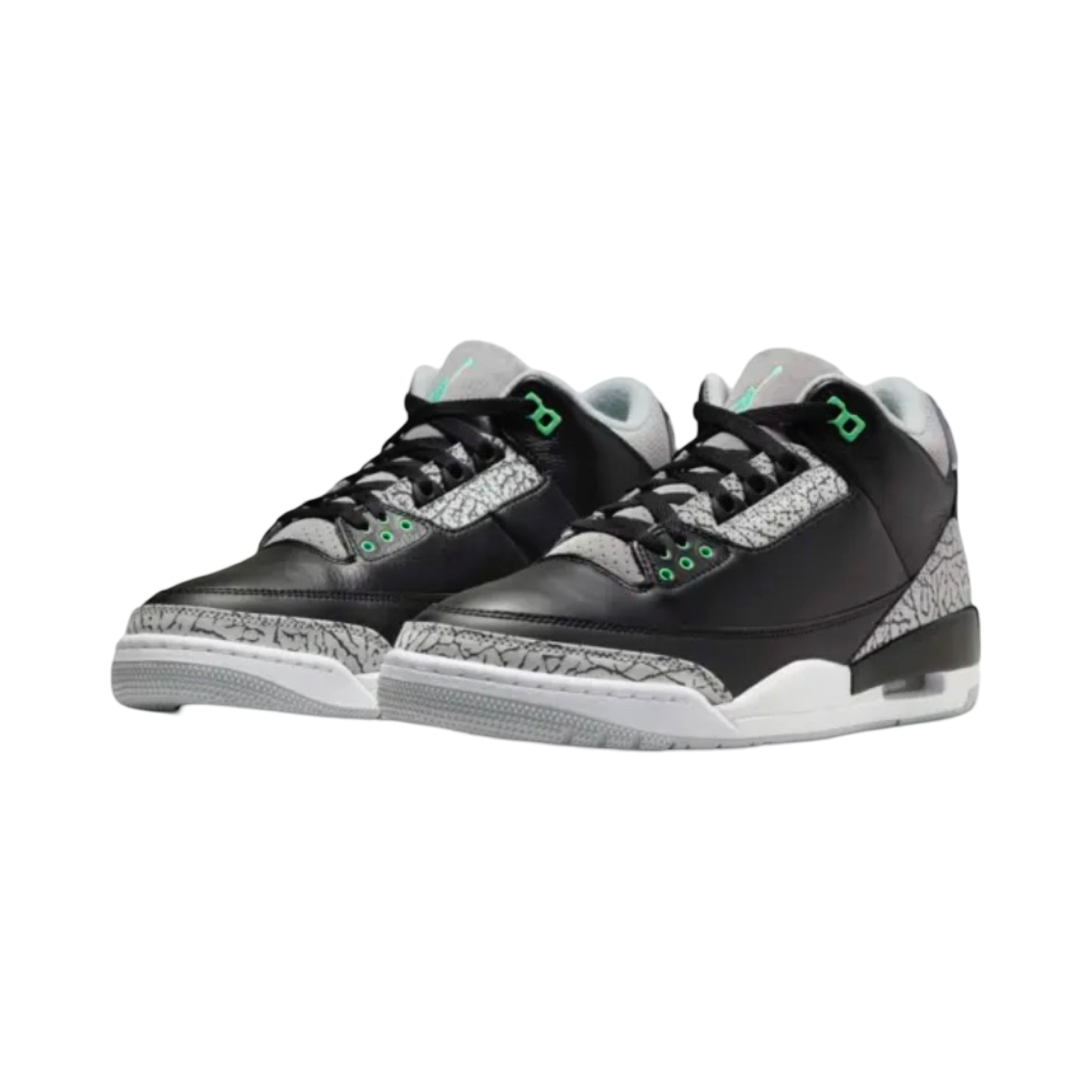 Air Jordan 3 Retro Green Glow Wolf Grey