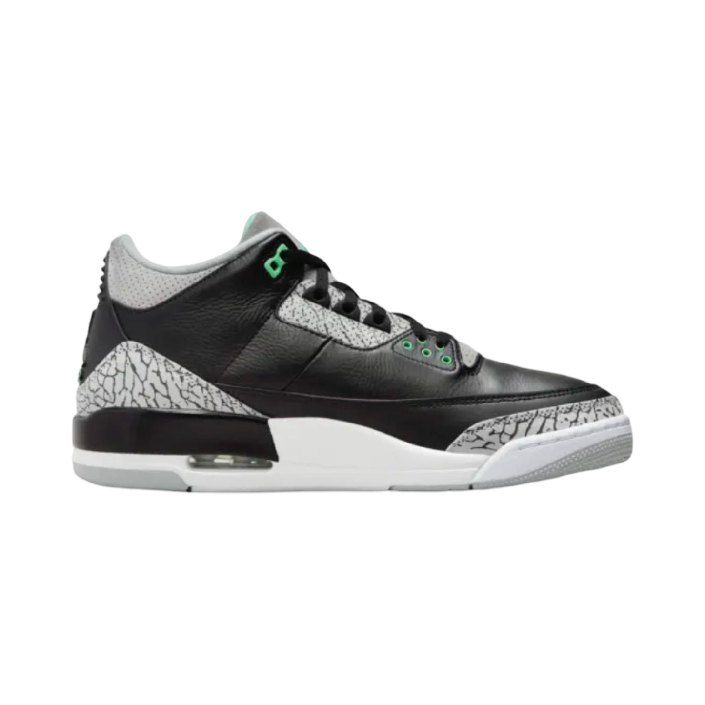 Air Jordan 3 Retro Green Glow Wolf Grey