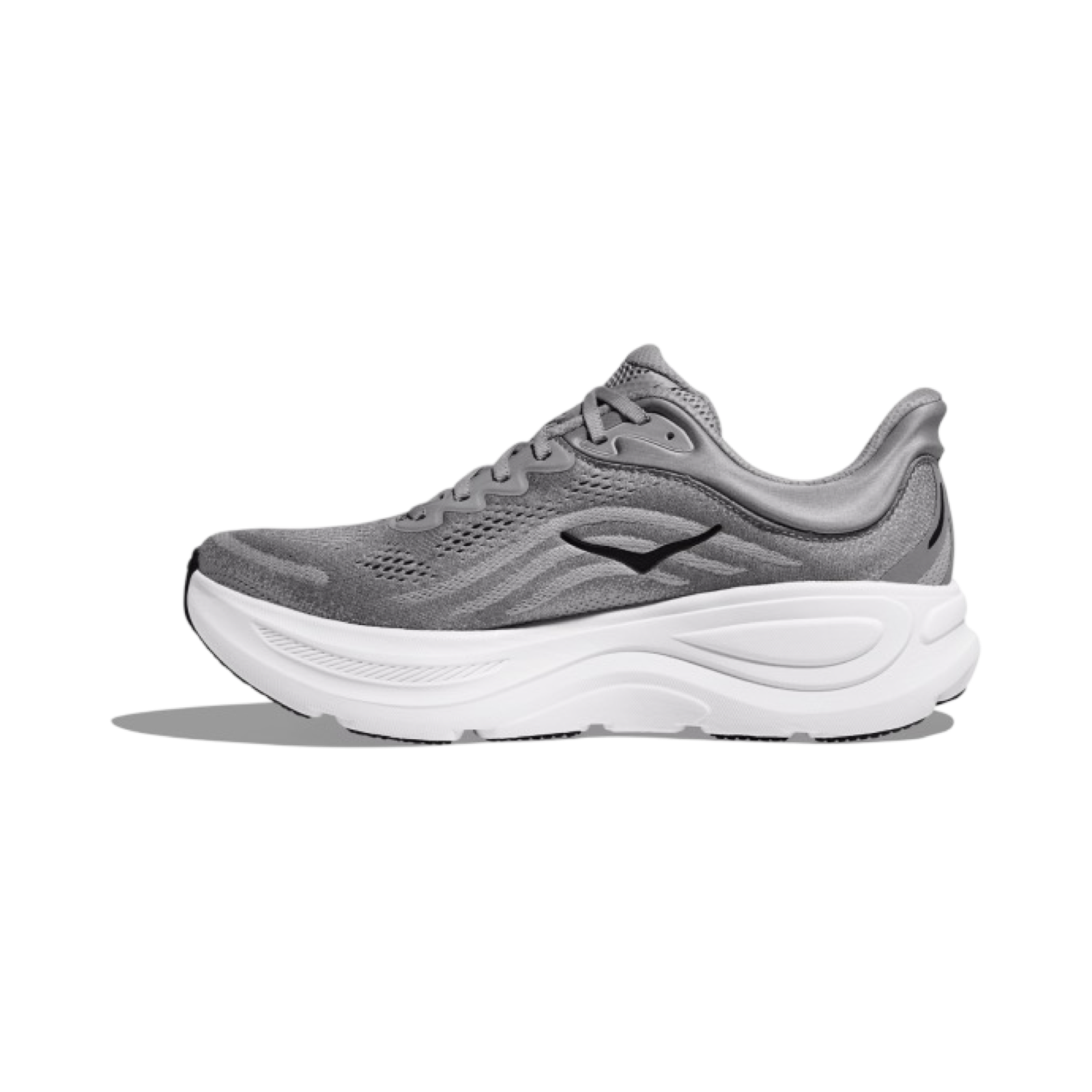 Men's Hoka Bondi 9 2E Width Galactic Grey Stellar Grey