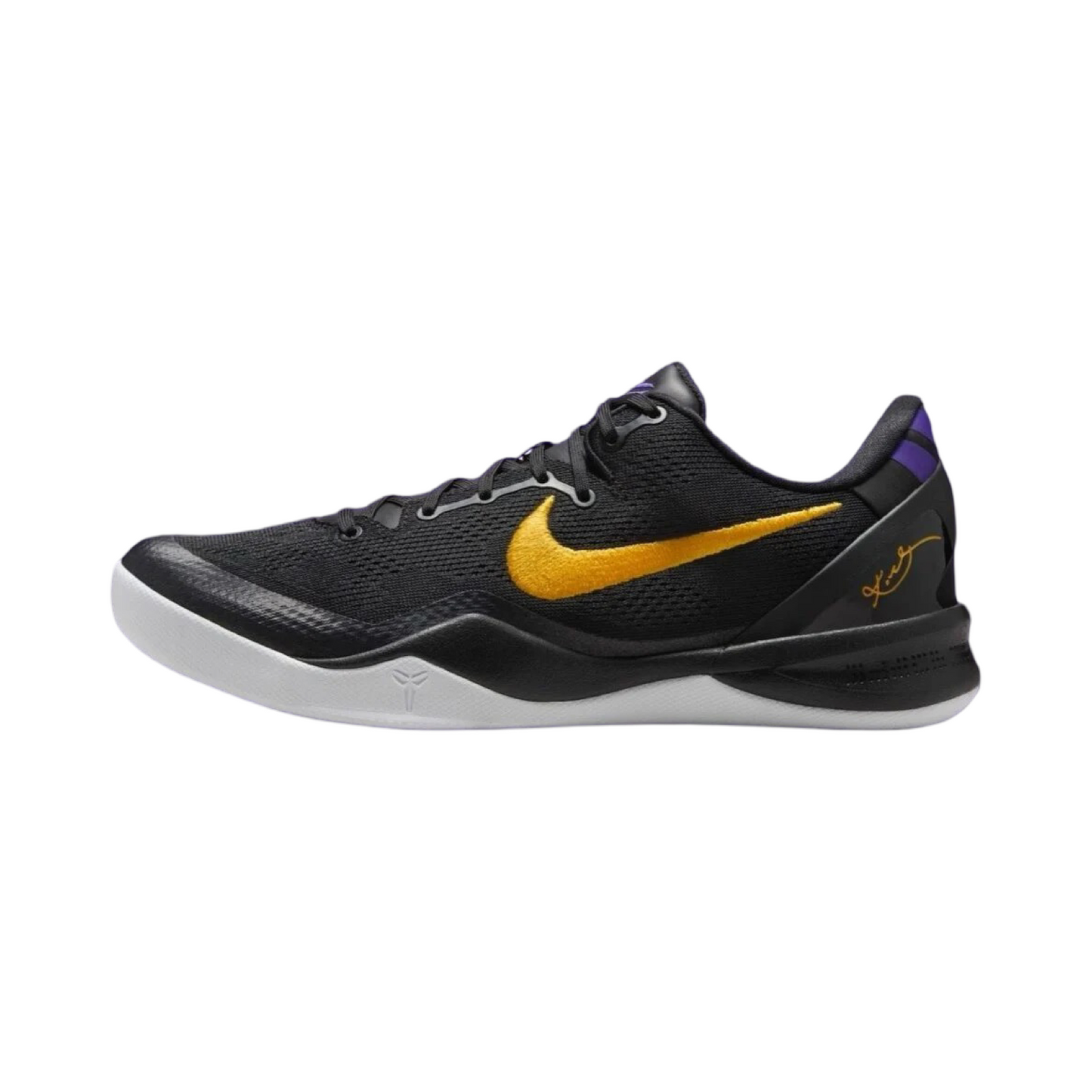 Kobe VIII Protro Black University Gold White