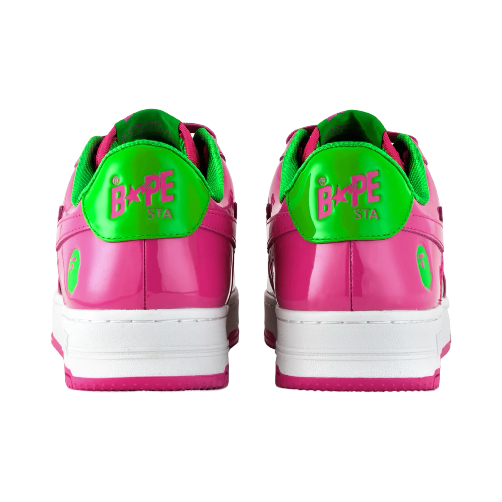 A Bathing Ape Bapesta #1 M1 Pink Green White