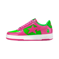 A Bathing Ape Bapesta #1 M1 Pink Green White