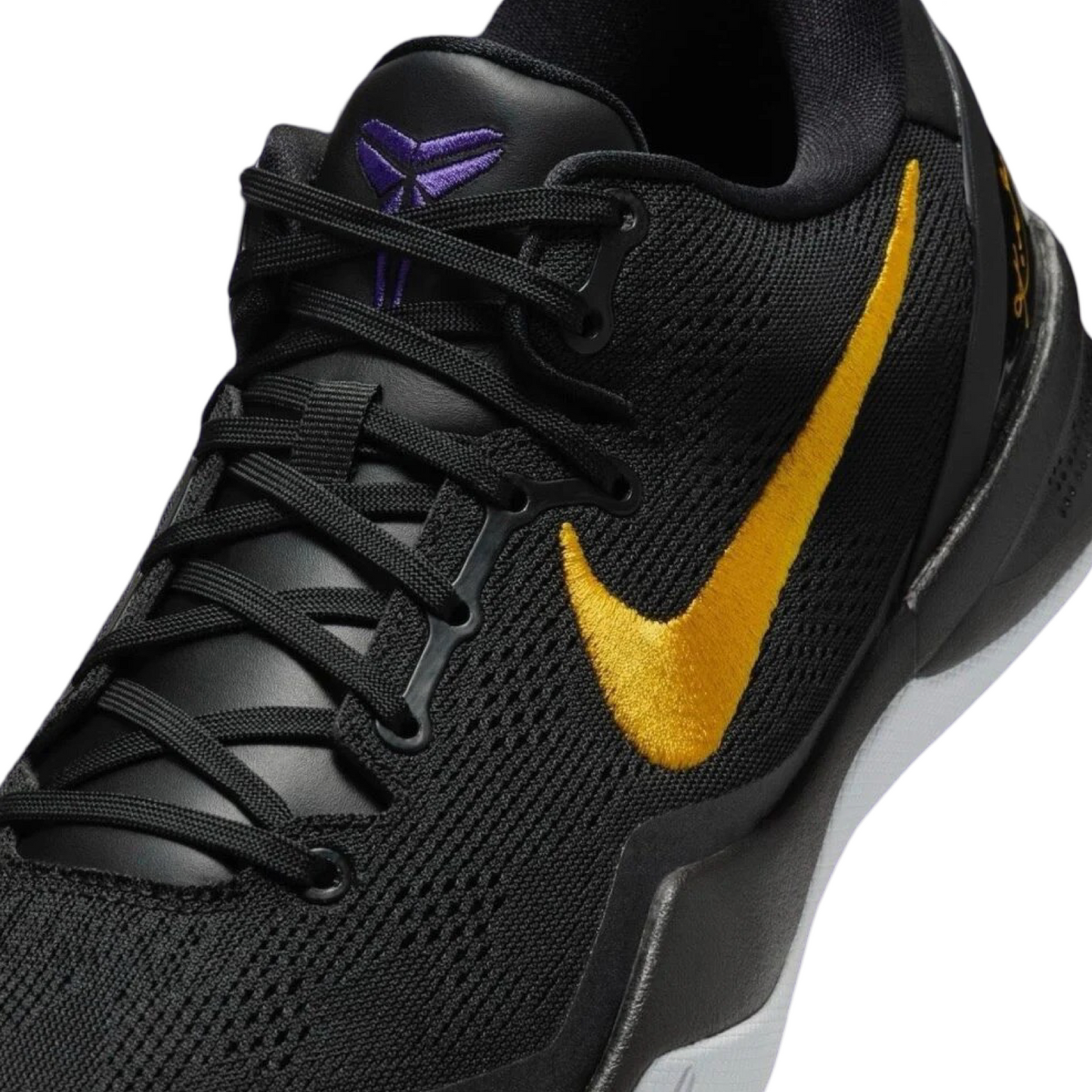 Kobe VIII Protro Black University Gold White