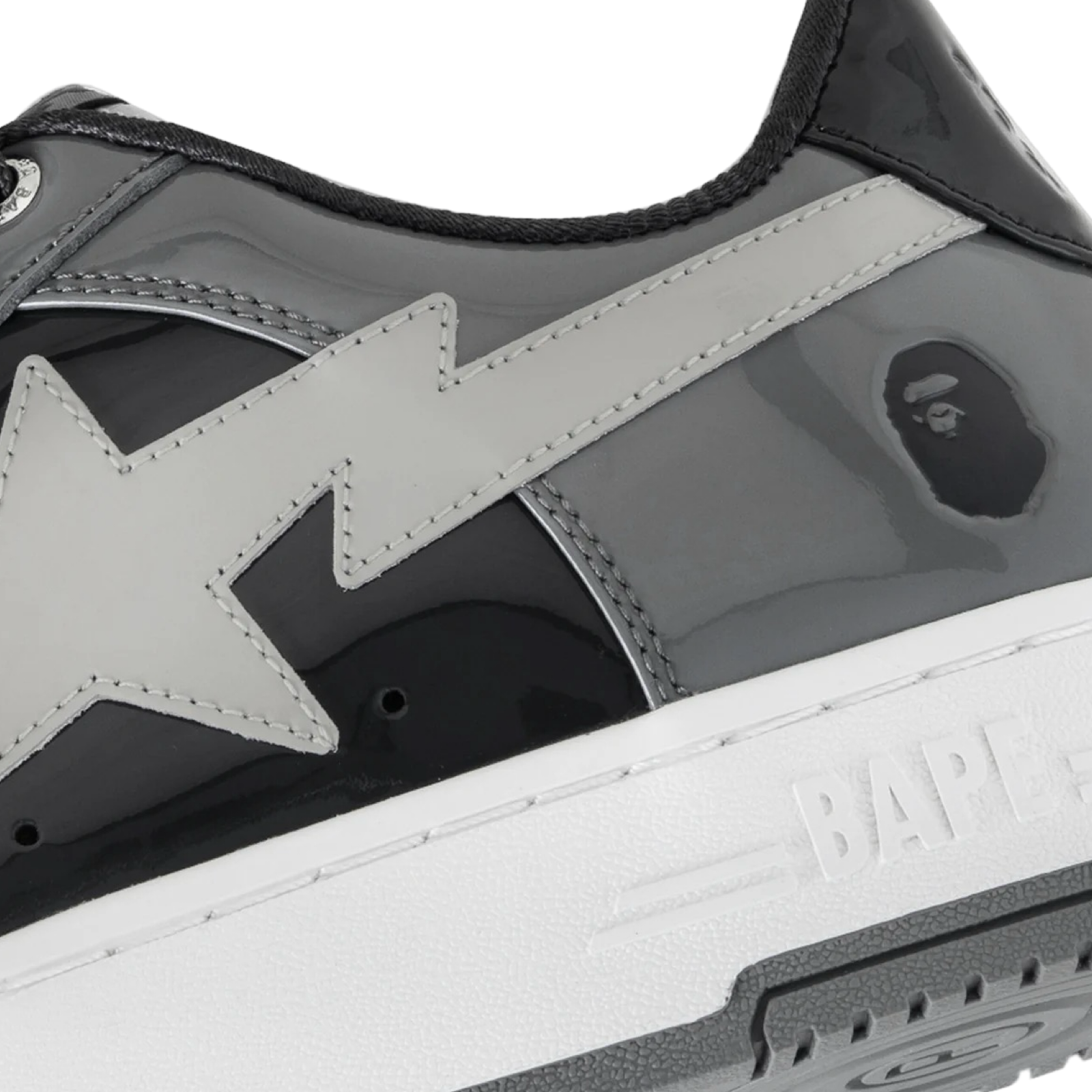 A Bathing Ape Bapesta #1 M1 Black Grey White