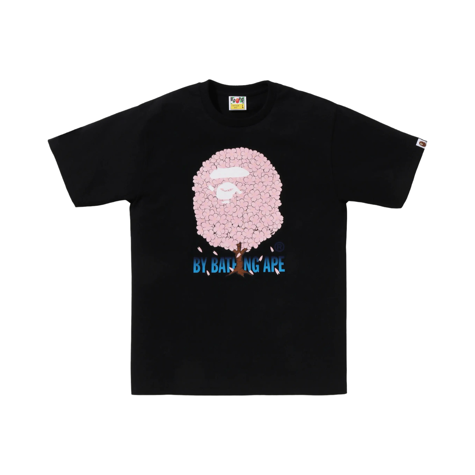 A Bathing Ape Head Sakura Ape #1 Tee Black