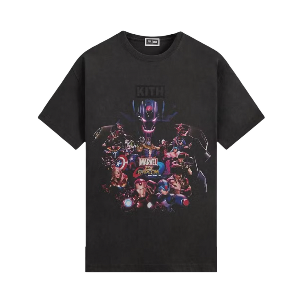 Kith x Marvel vs Capcom Infinite Vintage Jones Tee Black