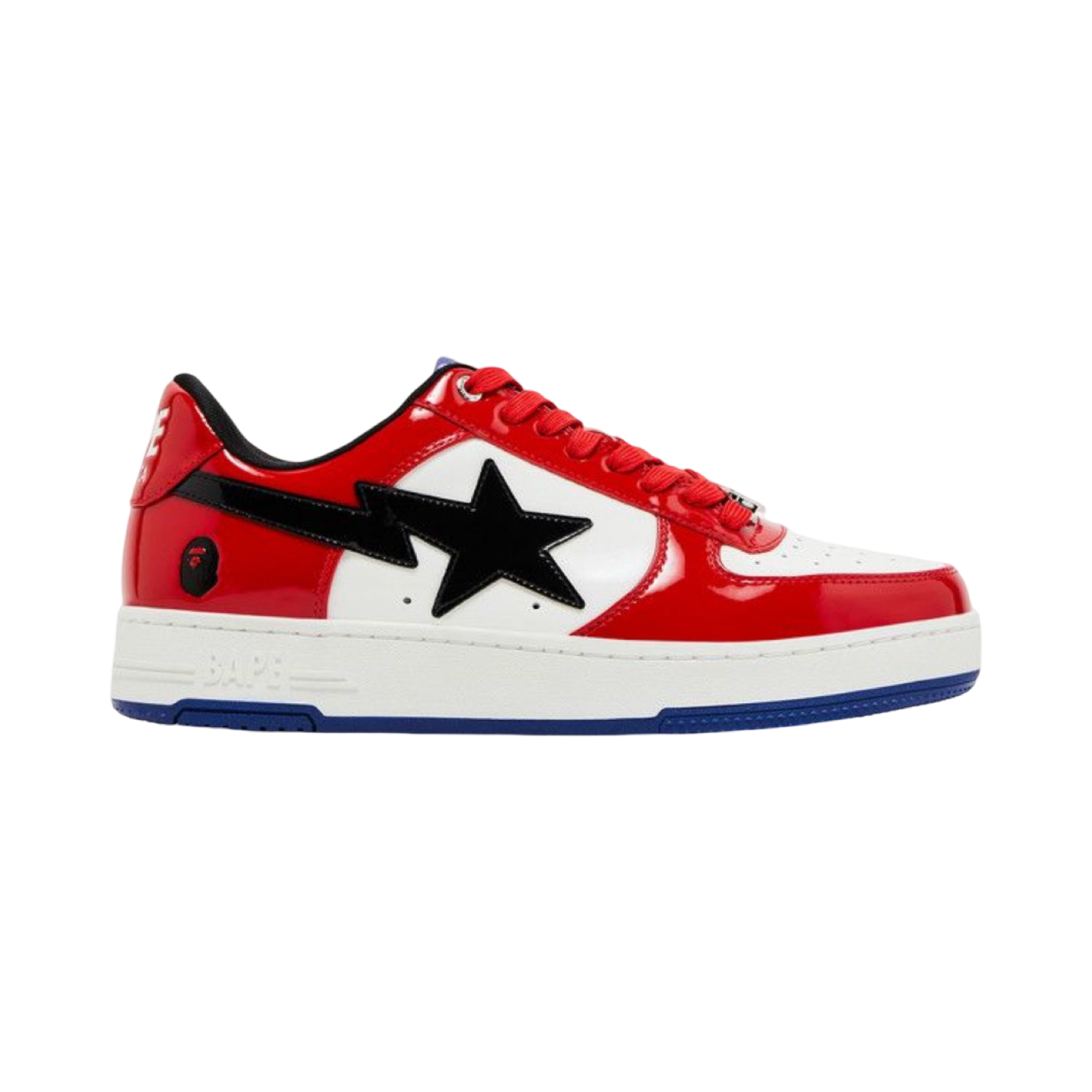 A Bathing Ape Bapesta #1 M2 Red White Black