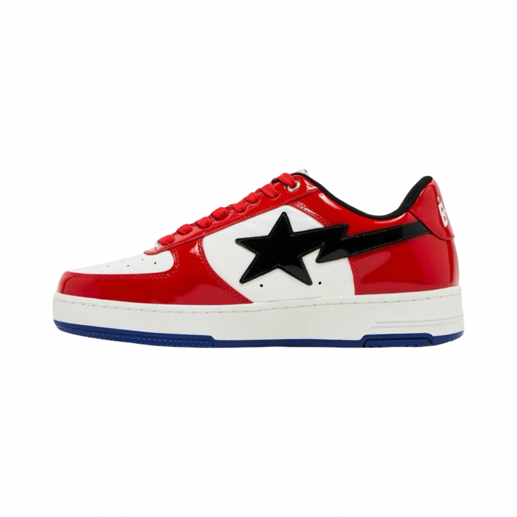 A Bathing Ape Bapesta #1 M2 Red White Black