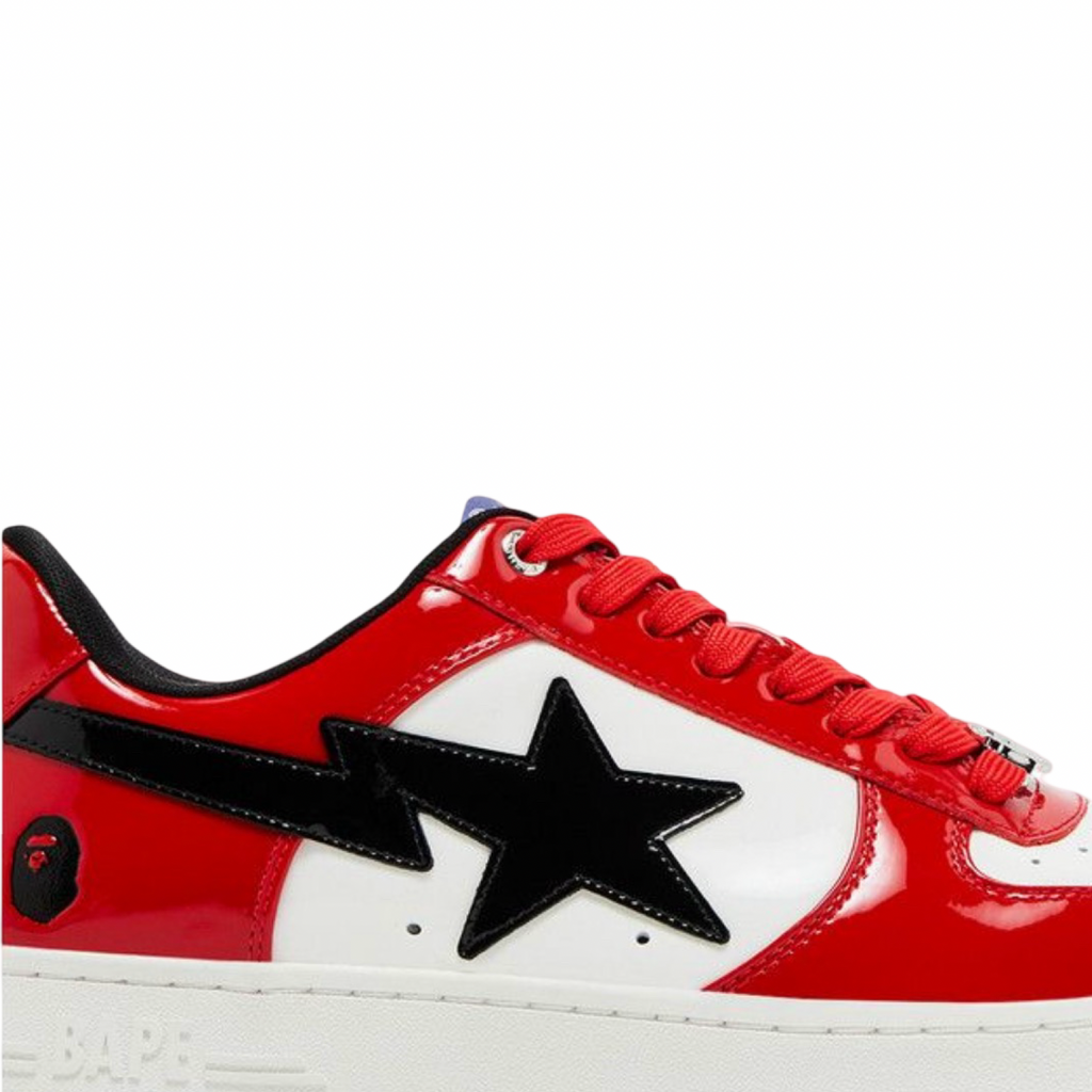 A Bathing Ape Bapesta #1 M2 Red White Black