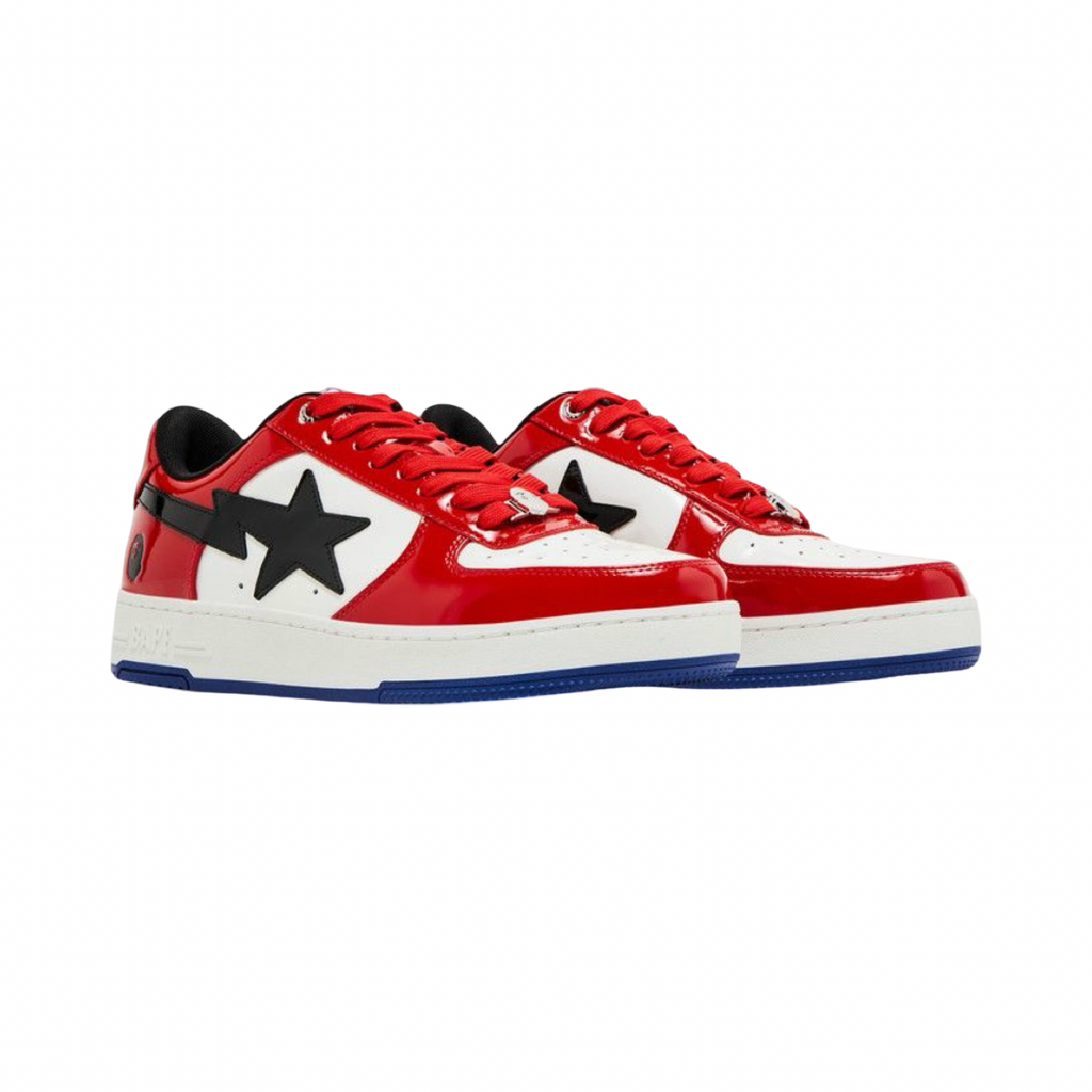 A Bathing Ape Bapesta #1 M2 Red White Black