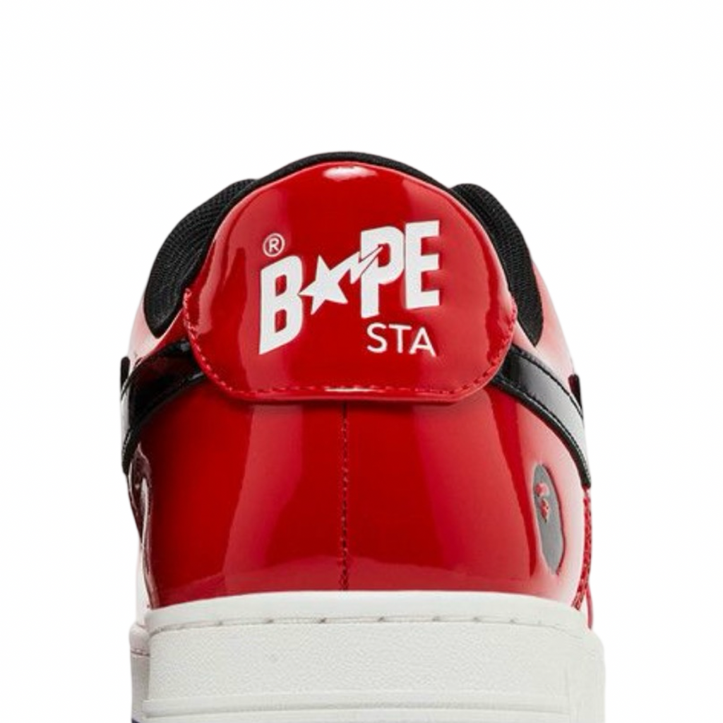 A Bathing Ape Bapesta #1 M2 Red White Black
