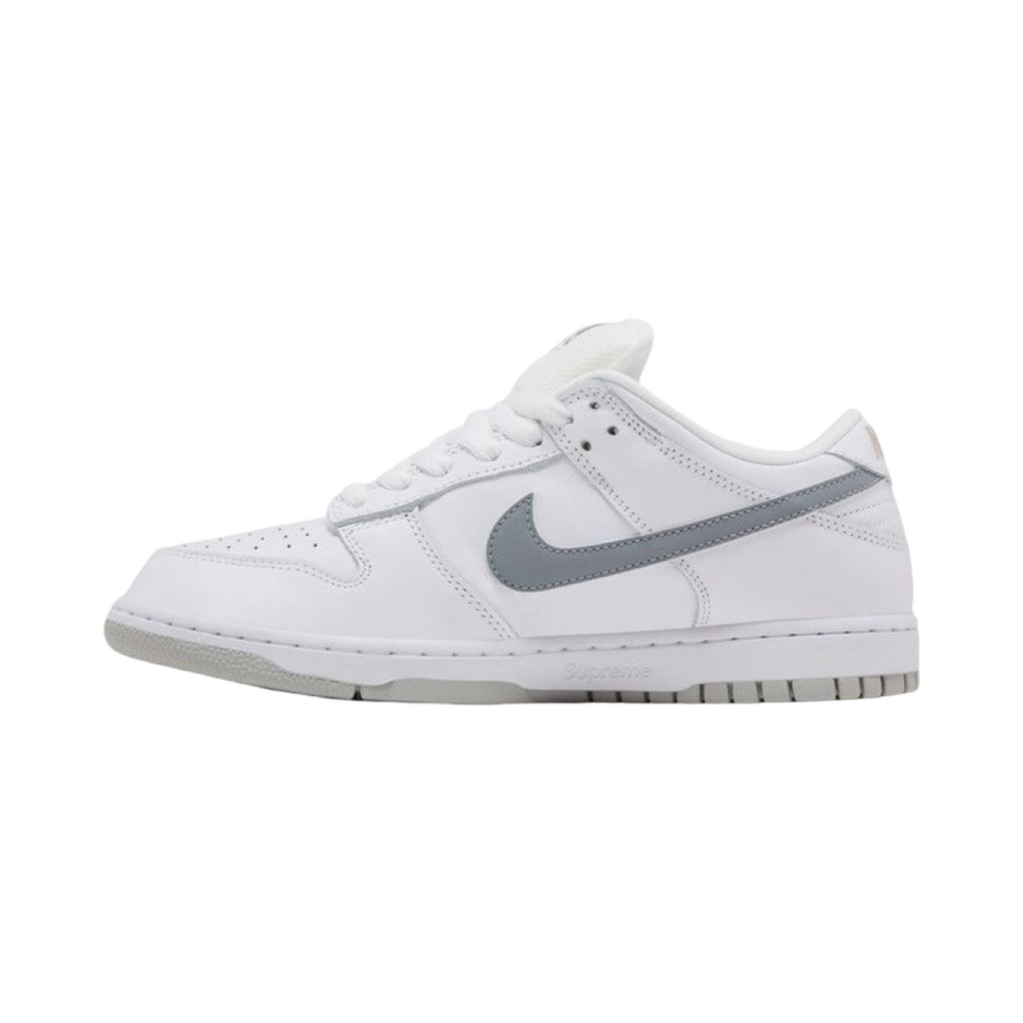 Supreme x Nike SB Dunk Low Pro QS Racer Blue Metallic Silver