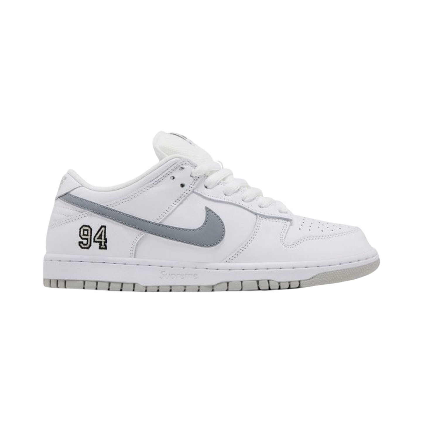 Supreme x Nike SB Dunk Low Pro QS Racer Blue Metallic Silver