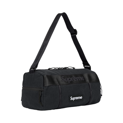 Supreme Black Mini Duffle SS25 Black White