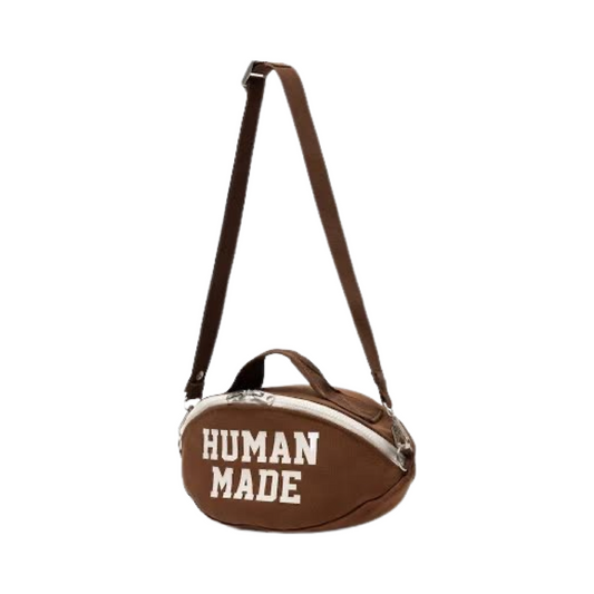 Human Made Bumbag Brown Football