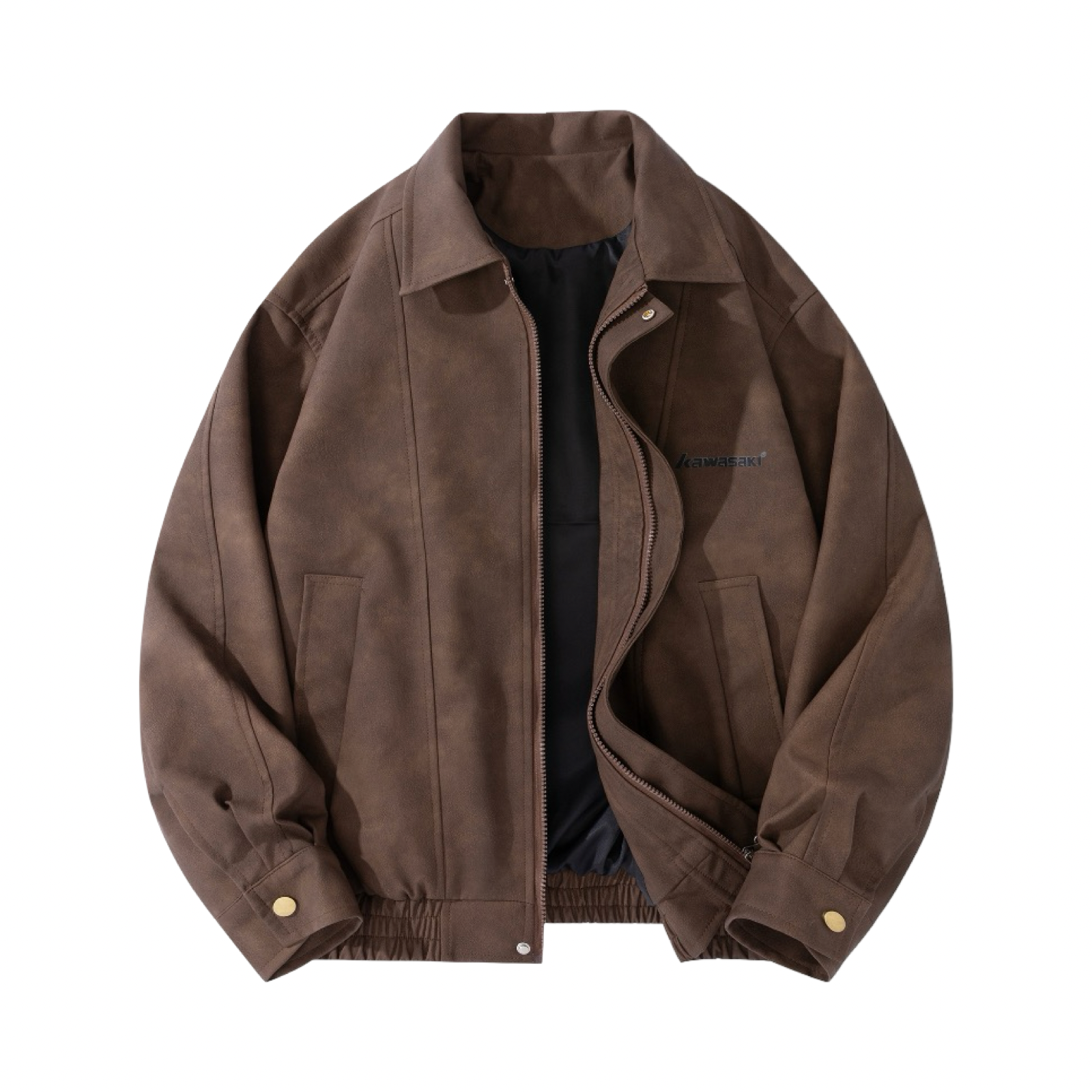 Kawasaki Lifestyle Jacket Brown