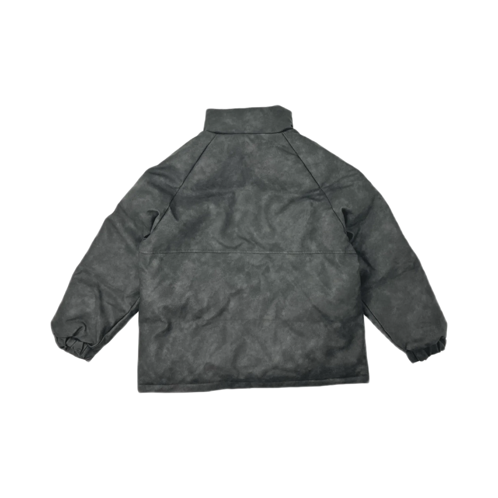 Kawasaki Logo Puffer Jacket Grey White