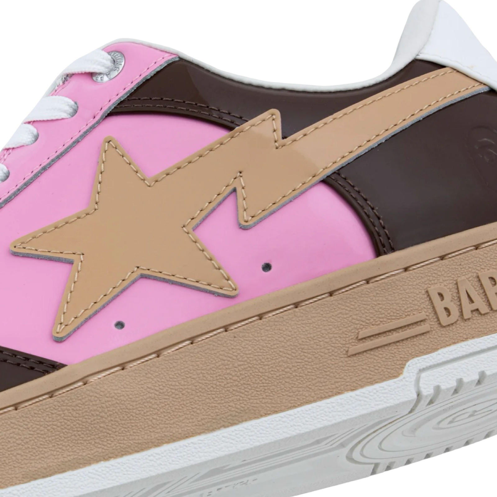 A Bathing Ape Bapesta #6 M1 Brown Pink