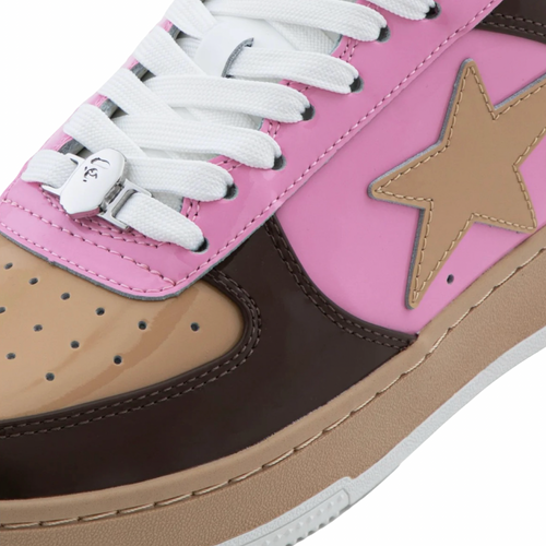 A Bathing Ape Bapesta #6 M1 Brown Pink