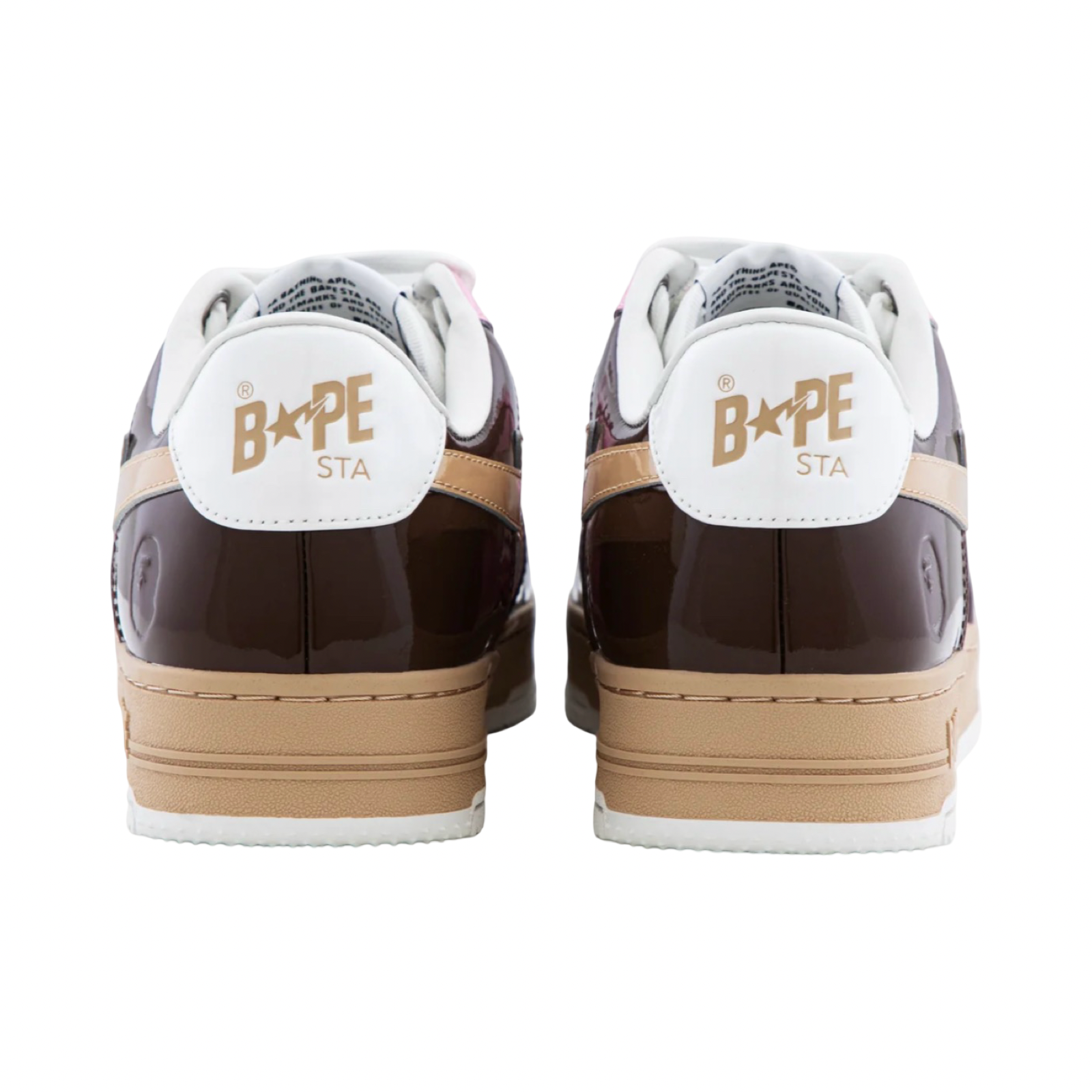 A Bathing Ape Bapesta #6 M1 Brown Pink
