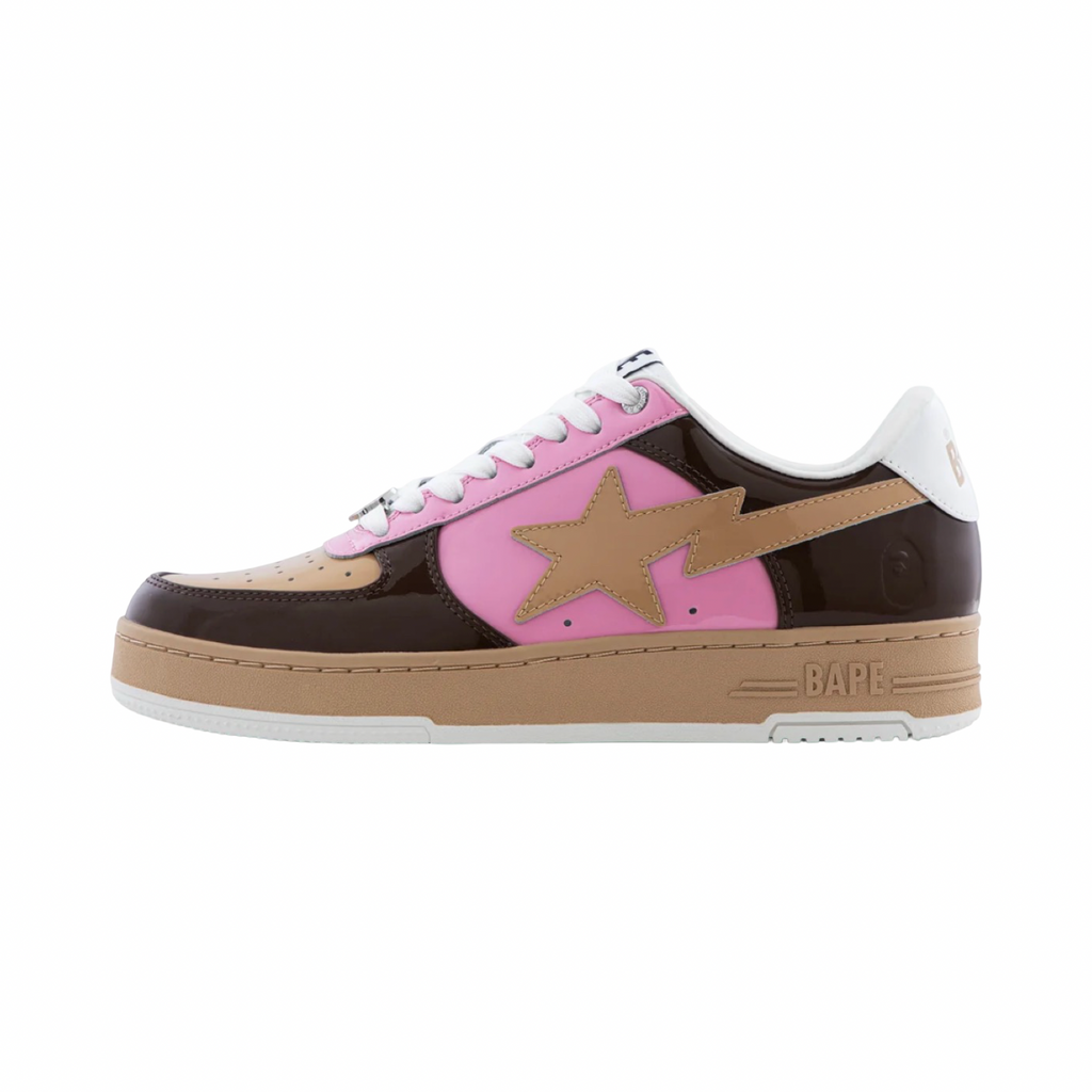 A Bathing Ape Bapesta #6 M1 Brown Pink