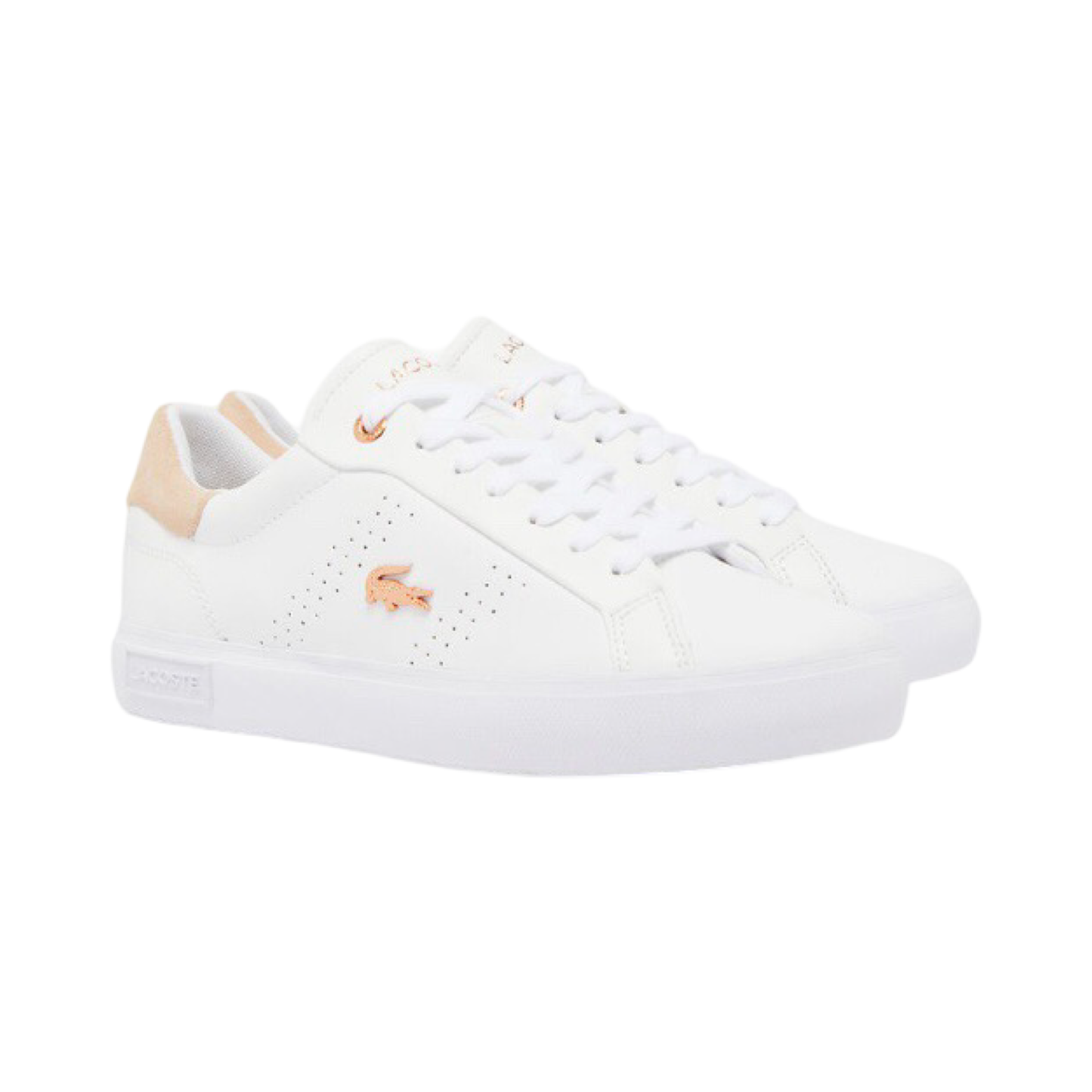 Women's Lacoste Powercourt 2.0 2241 SFA White Light Pink