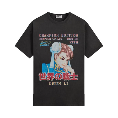 Kith x Capcom Chun Li Champion Edition Vintage Tee