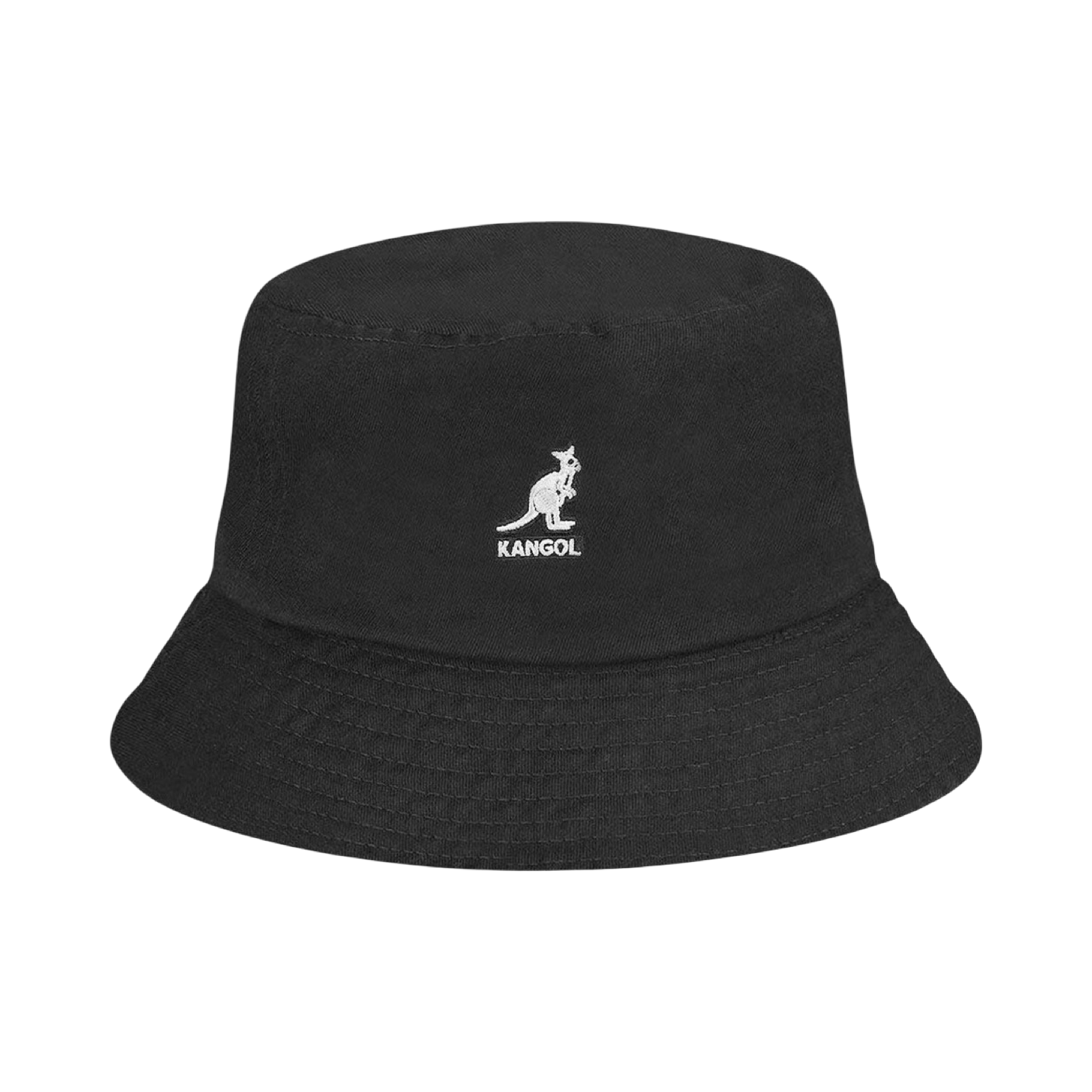 Kangol Washed Bucket Hat Black