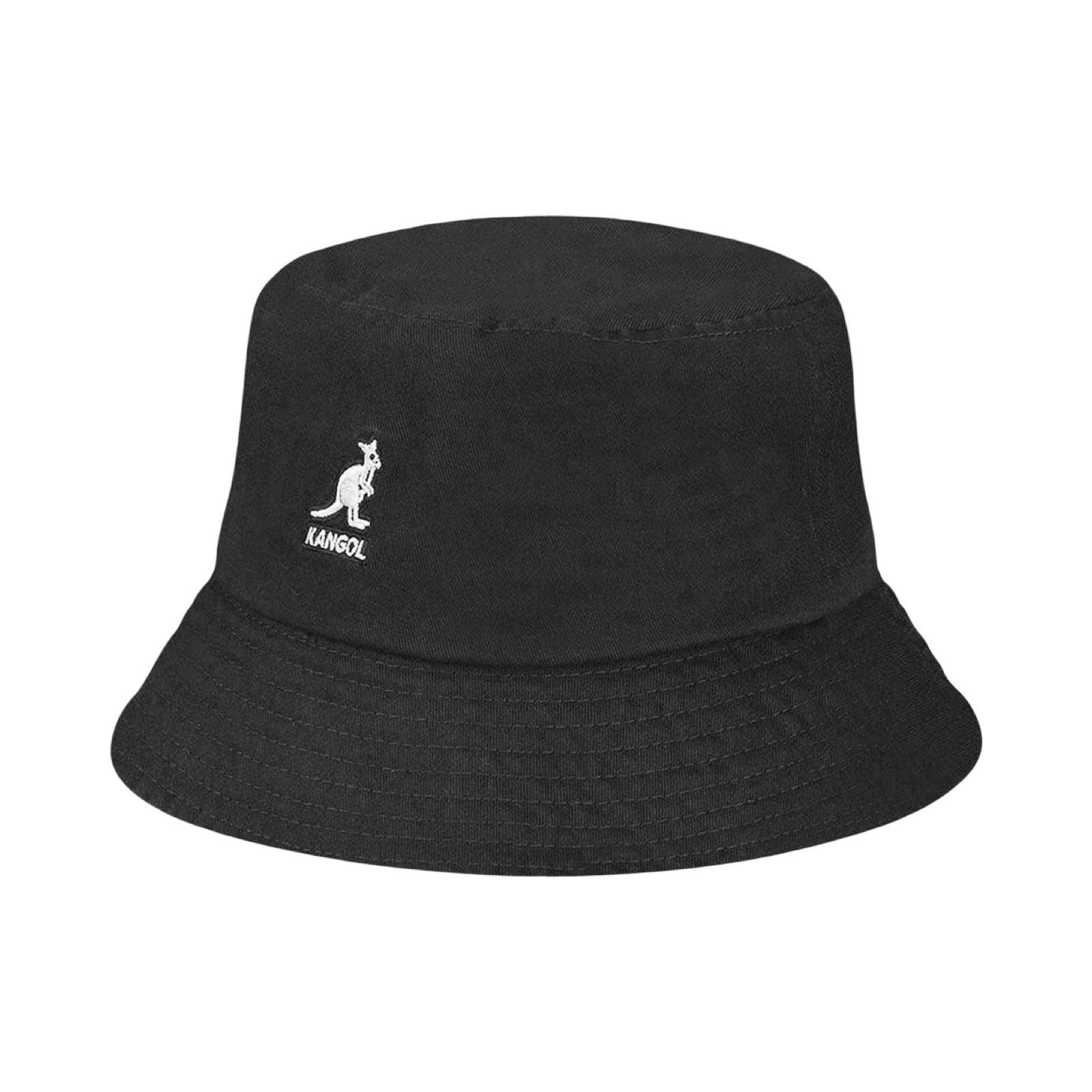 Kangol Washed Bucket Hat Black