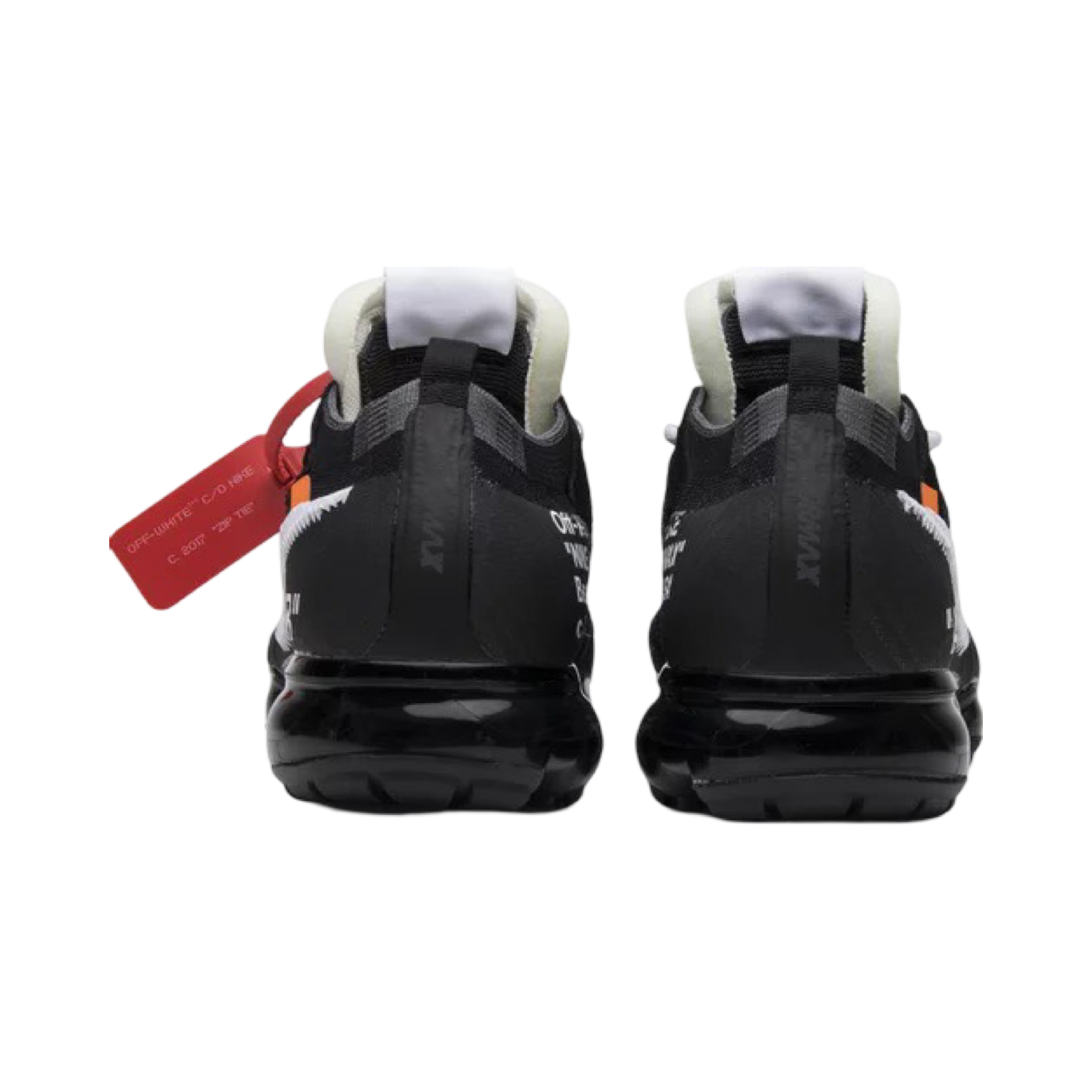 Off White x Nike Air Max Vapormax FK Flyknit Black White Clear