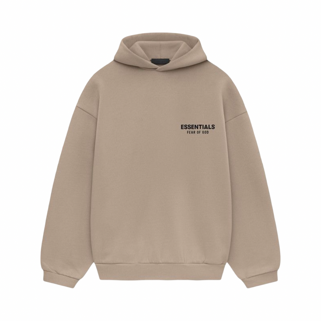 Fear Of God Essentials Graphic Pullover Hoodie Desert Sand SS25