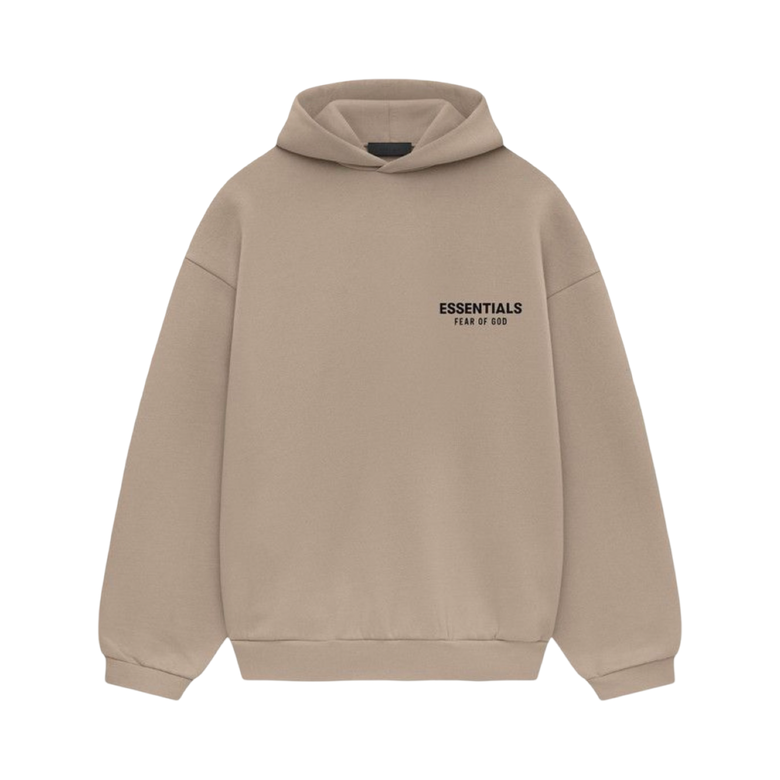 Fear Of God Essentials Graphic Pullover Hoodie Desert Sand SS25