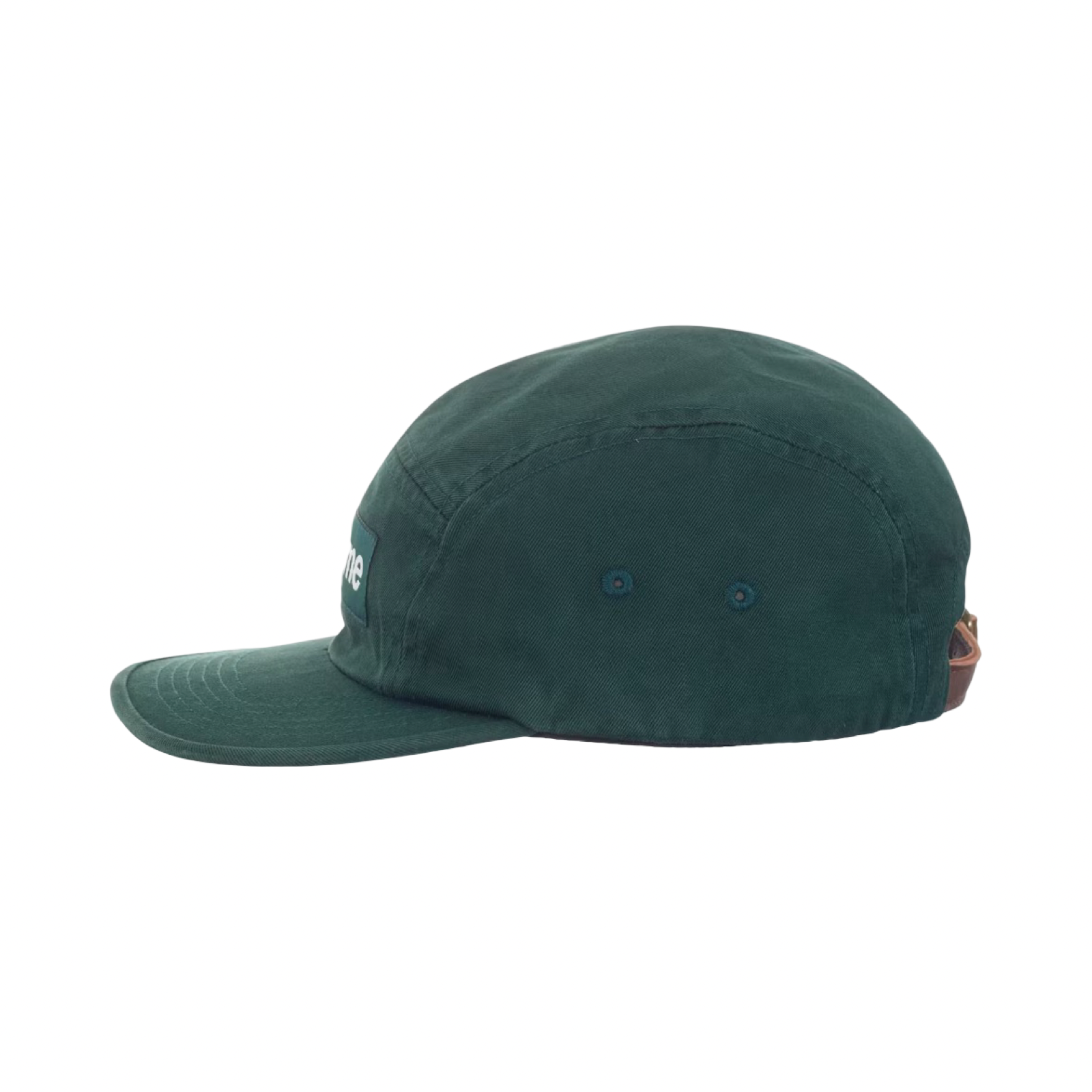 Supreme FW23 Washed Chino Twill Camp Cap Pine Green