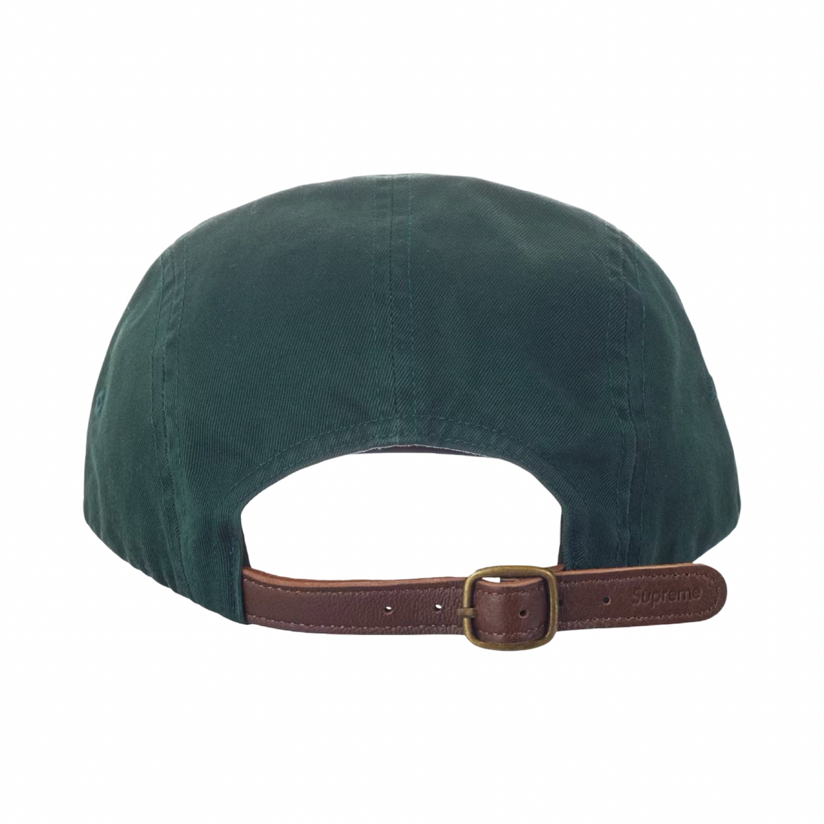 Supreme FW23 Washed Chino Twill Camp Cap Pine Green