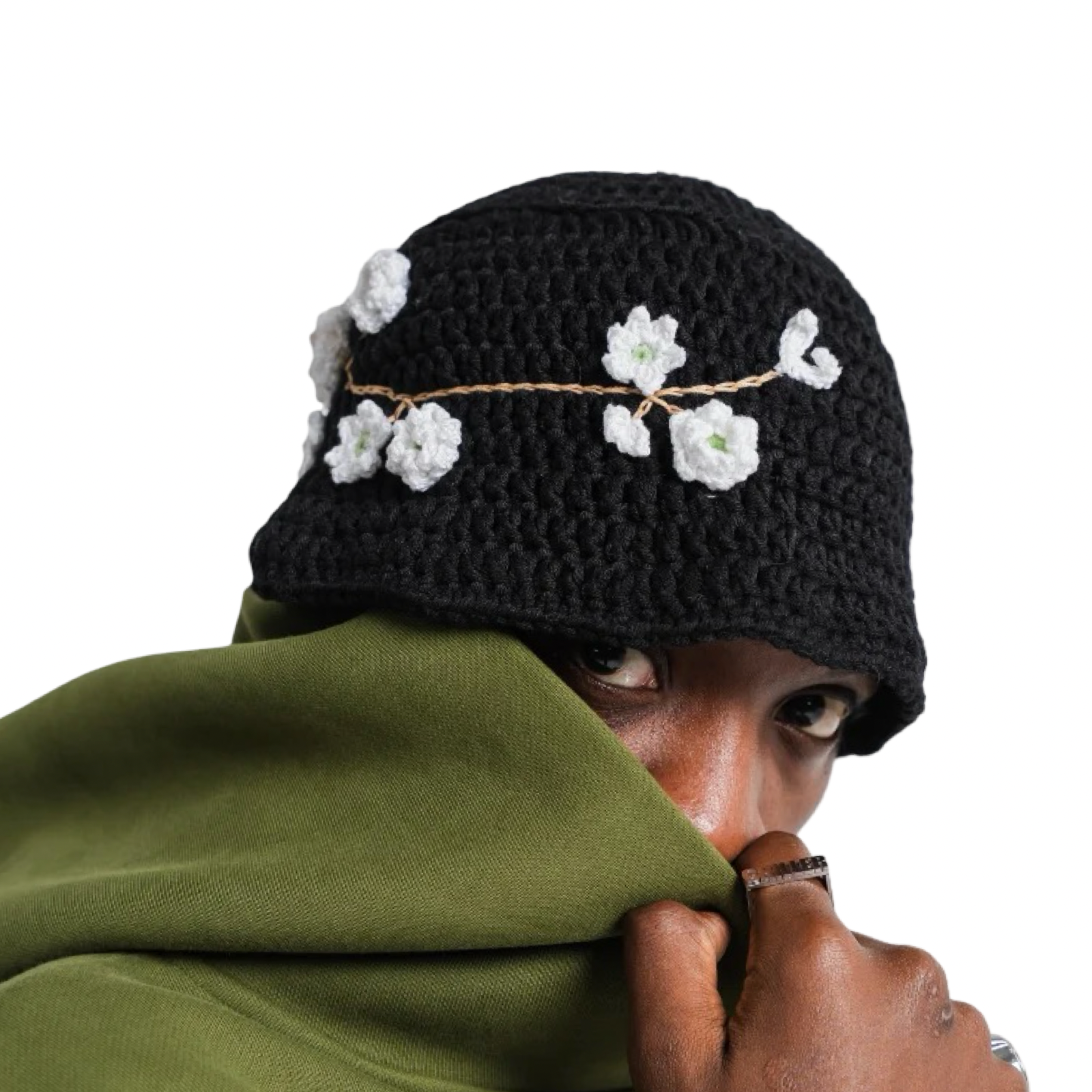 OZMNL Sampaguita Crochet Bucket Hat