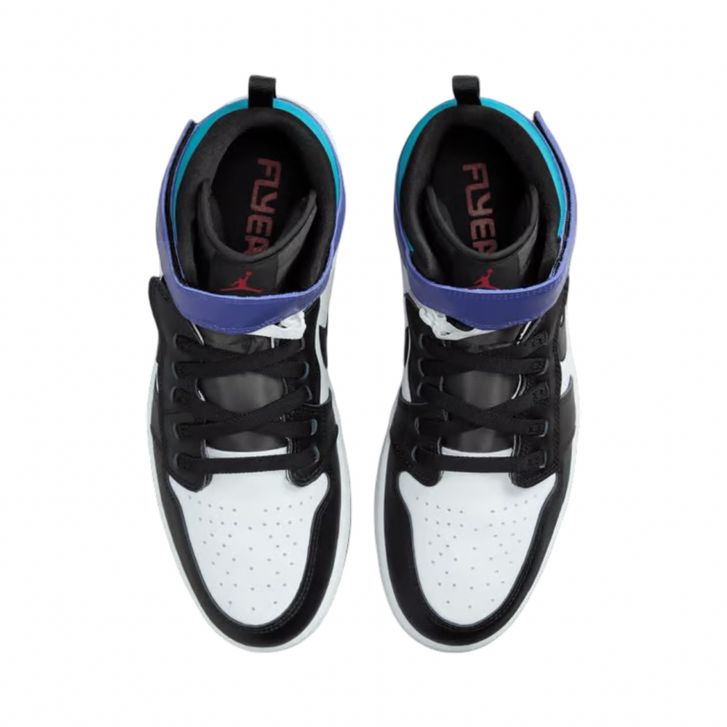 Air Jordan 1 Hi Flyease Aqua White Court Purple Tropical Twist Varsity Red CQ3835-154