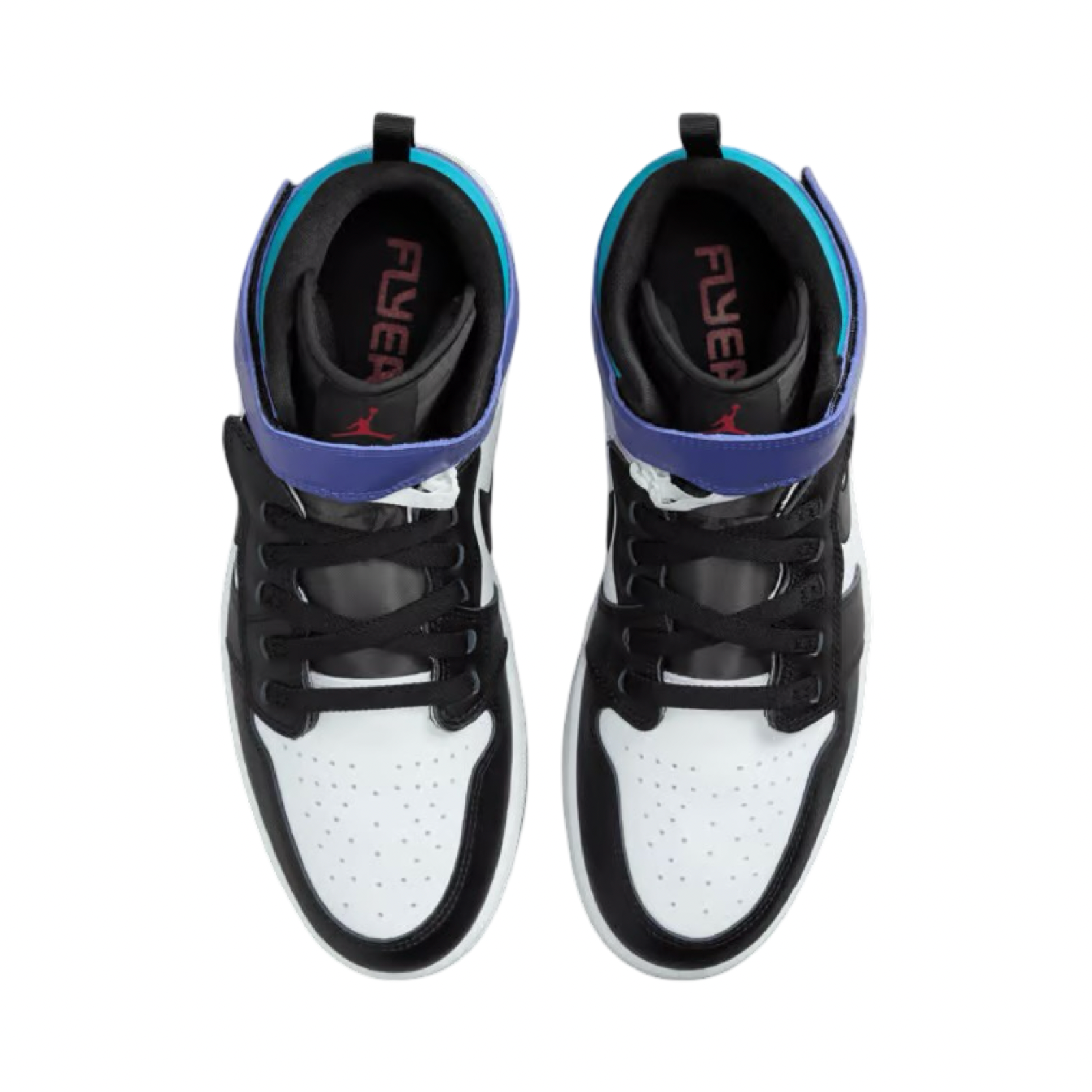 Air Jordan 1 Hi Flyease Aqua White Court Purple Tropical Twist Varsity Red CQ3835-154