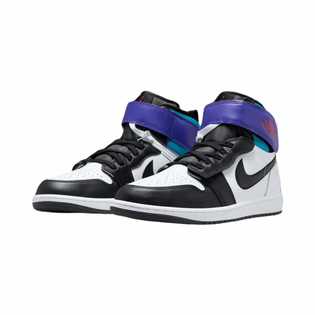 Air Jordan 1 Hi Flyease Aqua White Court Purple Tropical Twist Varsity Red CQ3835-154