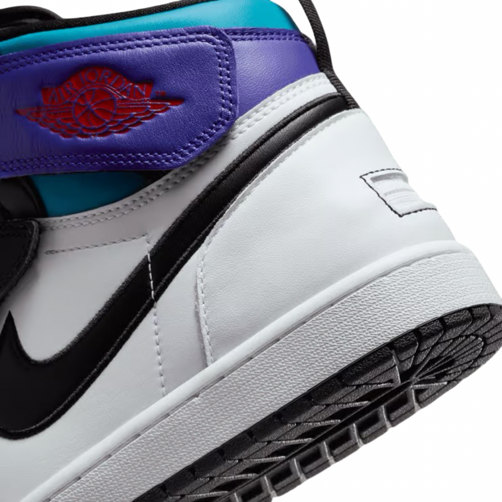 Air Jordan 1 Hi Flyease Aqua White Court Purple Tropical Twist Varsity Red CQ3835-154