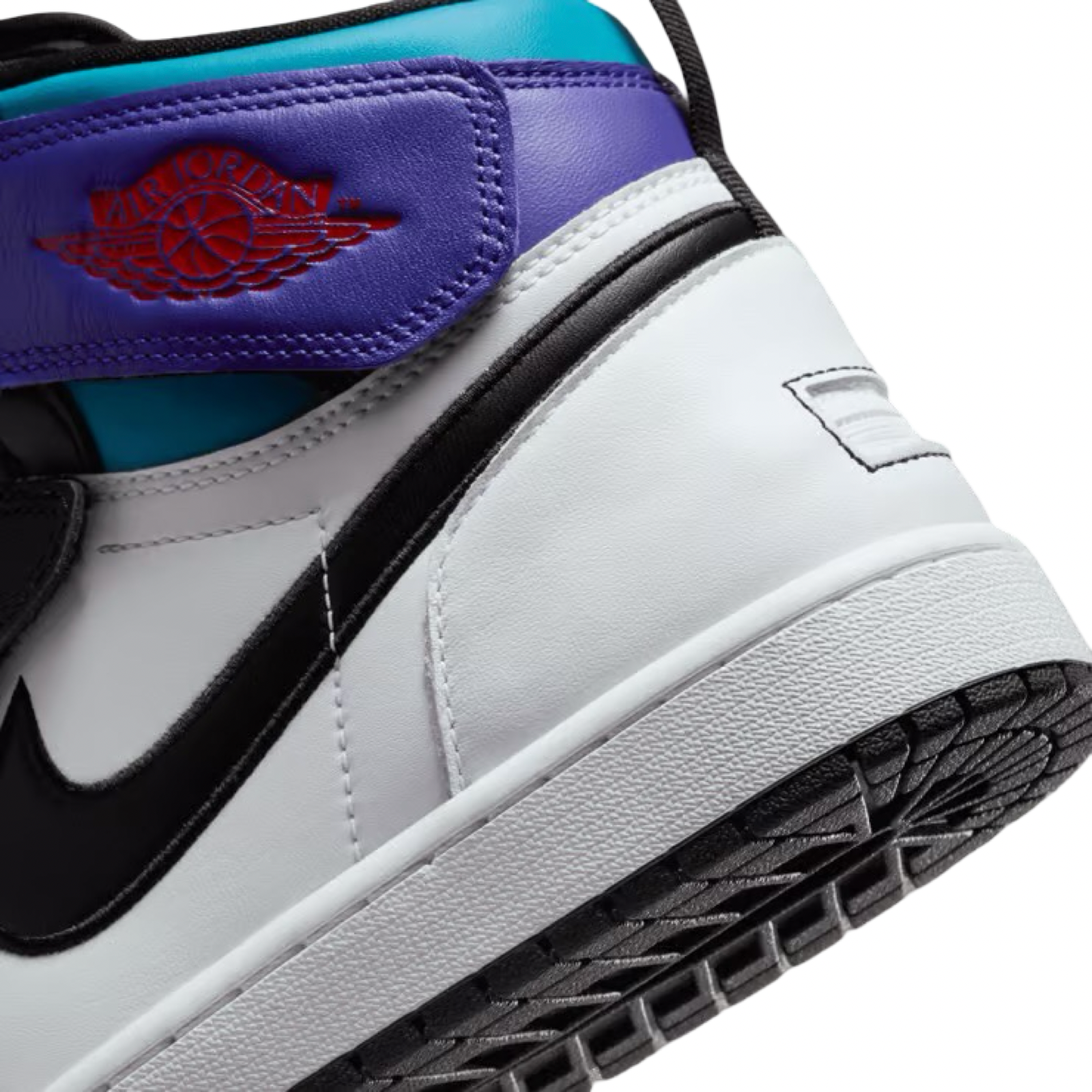 Air Jordan 1 Hi Flyease Aqua White Court Purple Tropical Twist Varsity Red CQ3835-154