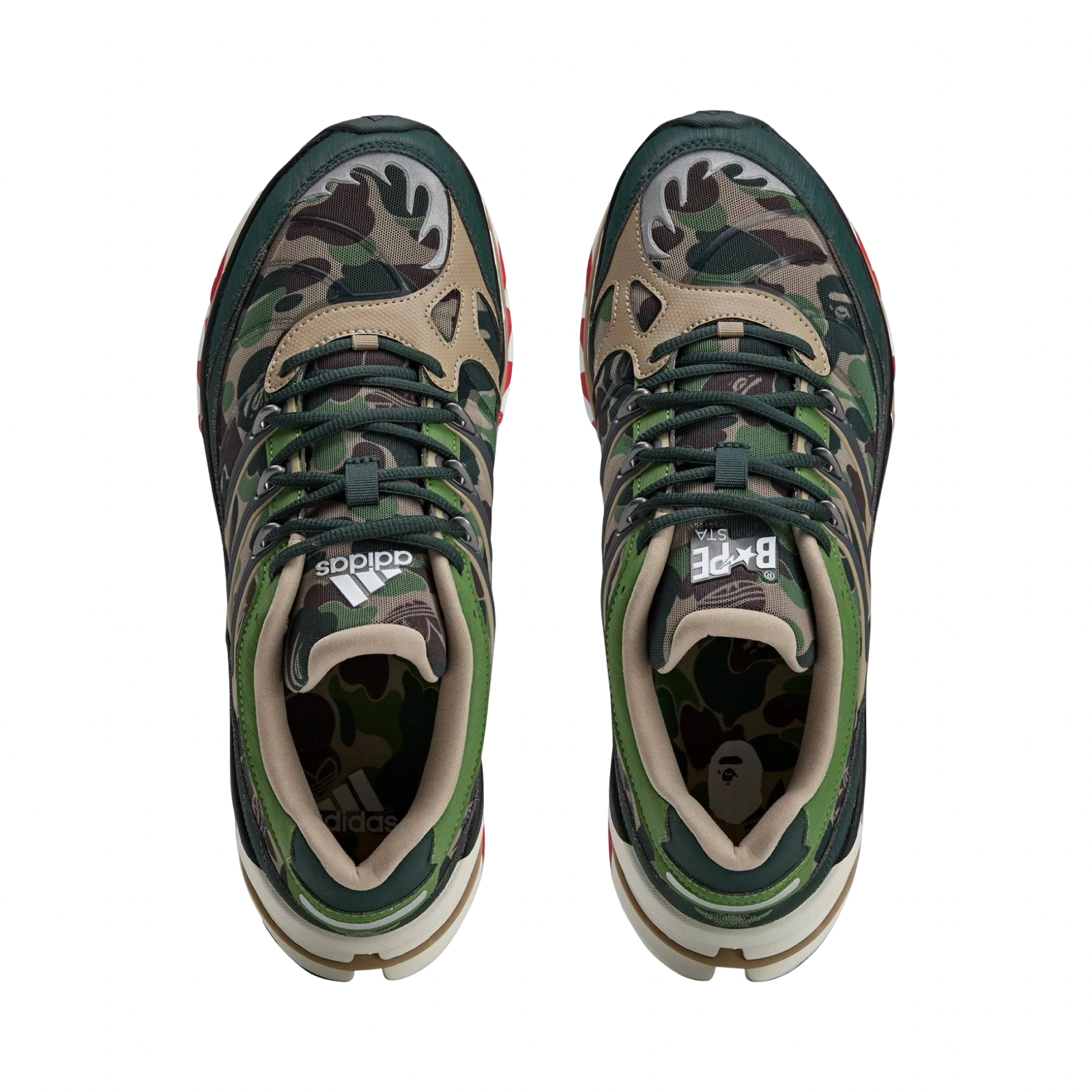 Adistar x Bape HRMY Hemp Iron Metallic White KJ8850