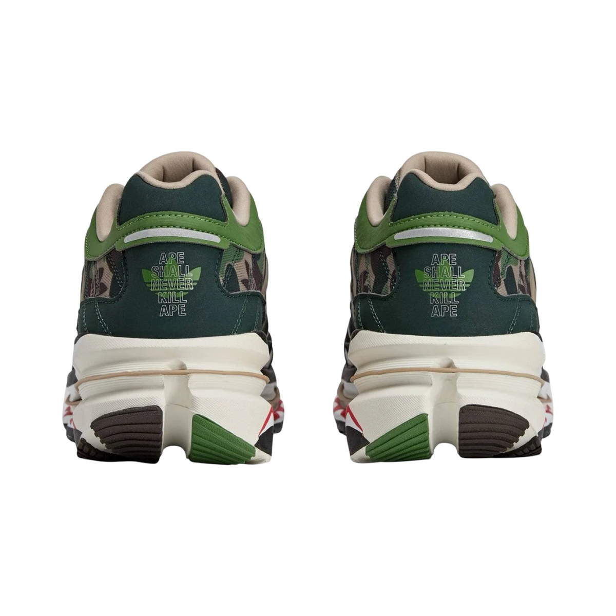 Adistar x Bape HRMY Hemp Iron Metallic White KJ8850