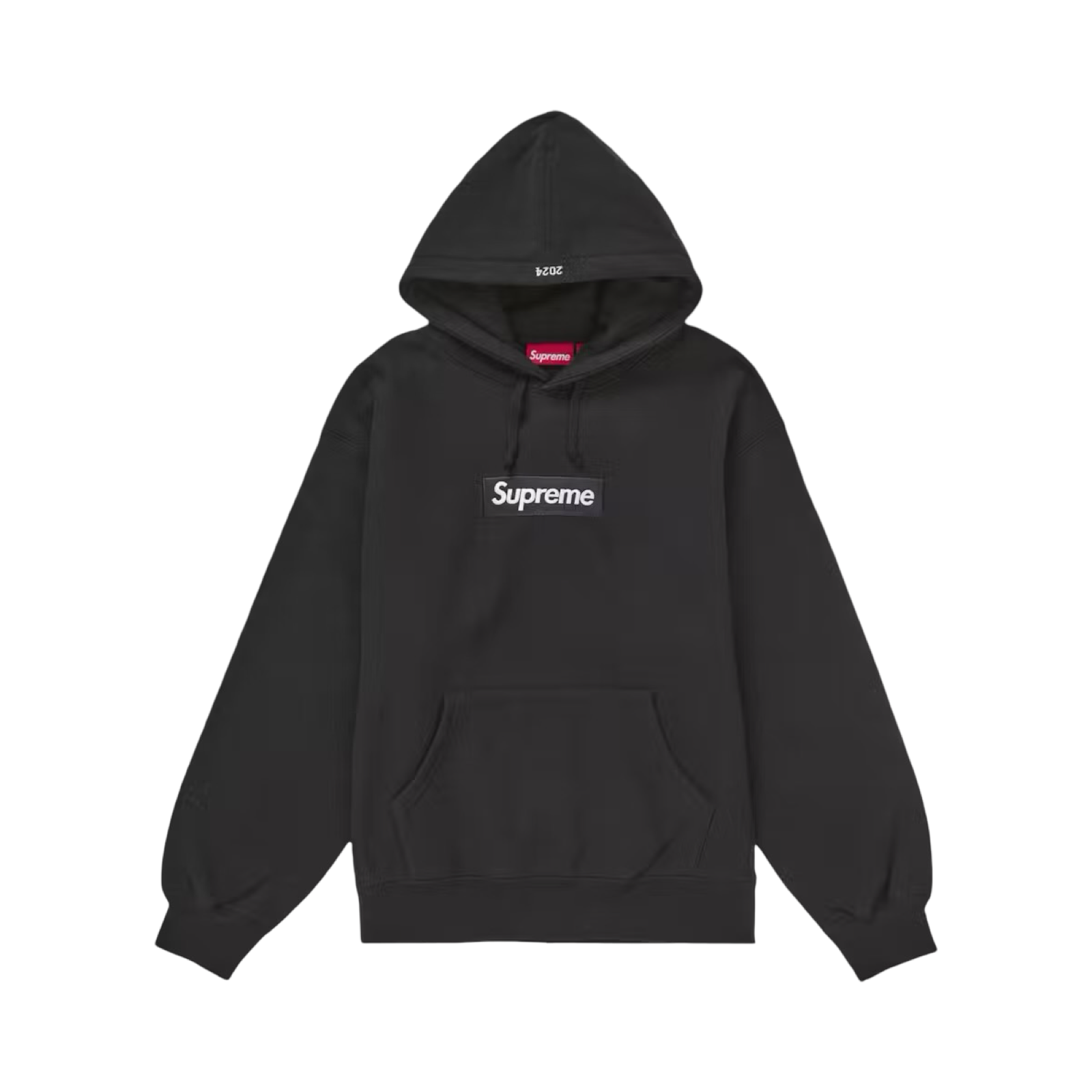 Supreme Box Logo Hoodie Sweatshirt FW24 Black White