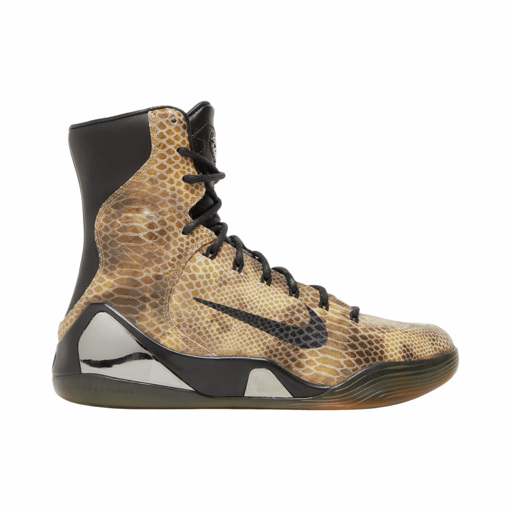 Kobe IX High EXT QS "Snake Skin" Black Black 716616-001