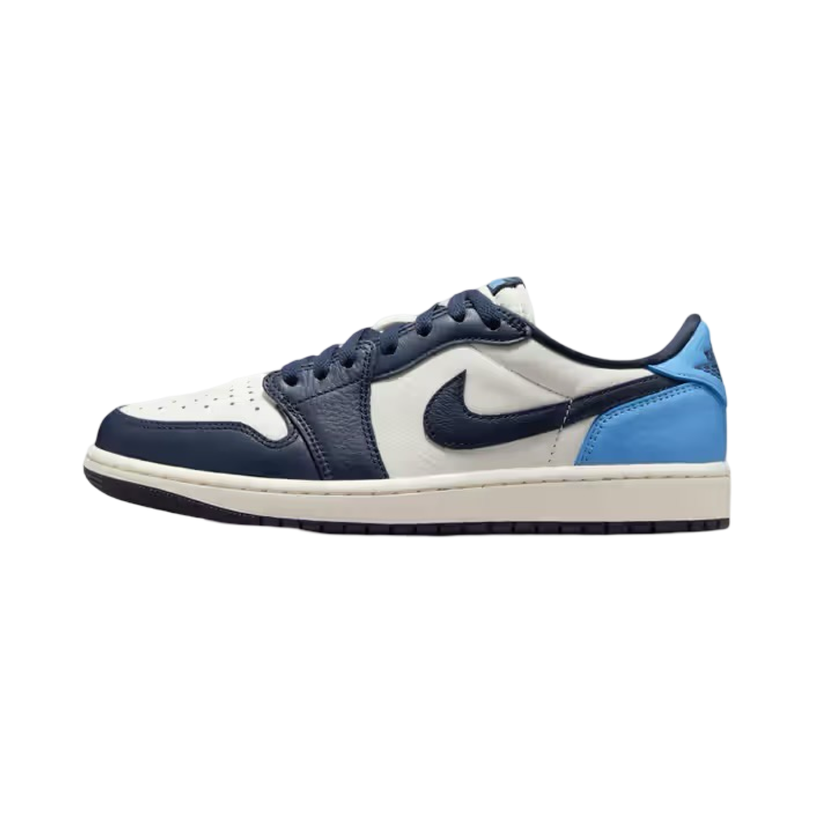 Air Jordan 1 Low OG Obsidian University Blue Sail