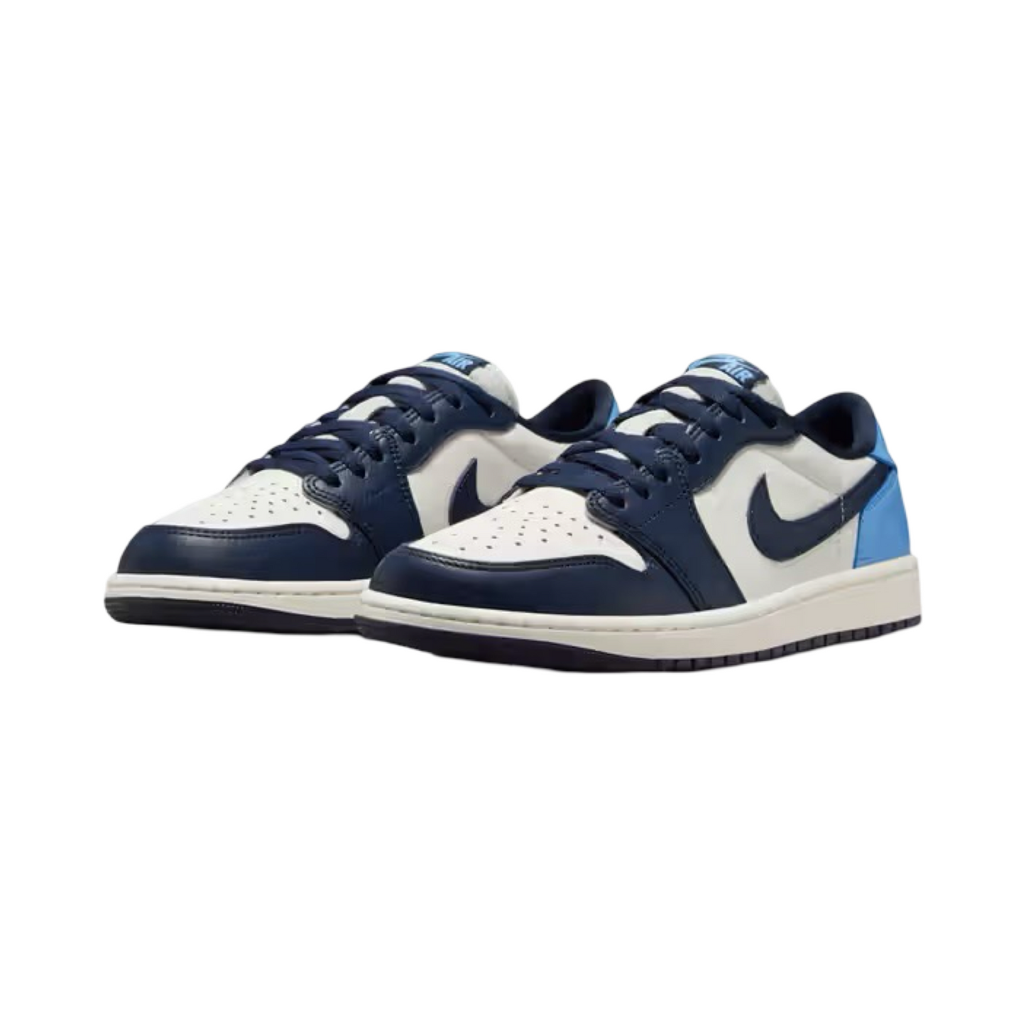Air Jordan 1 Low OG Obsidian University Blue Sail