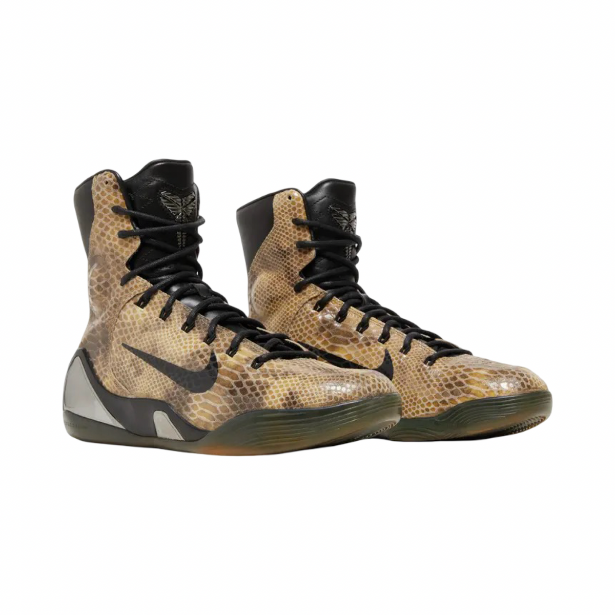 Kobe IX High EXT QS "Snake Skin" Black Black 716616-001